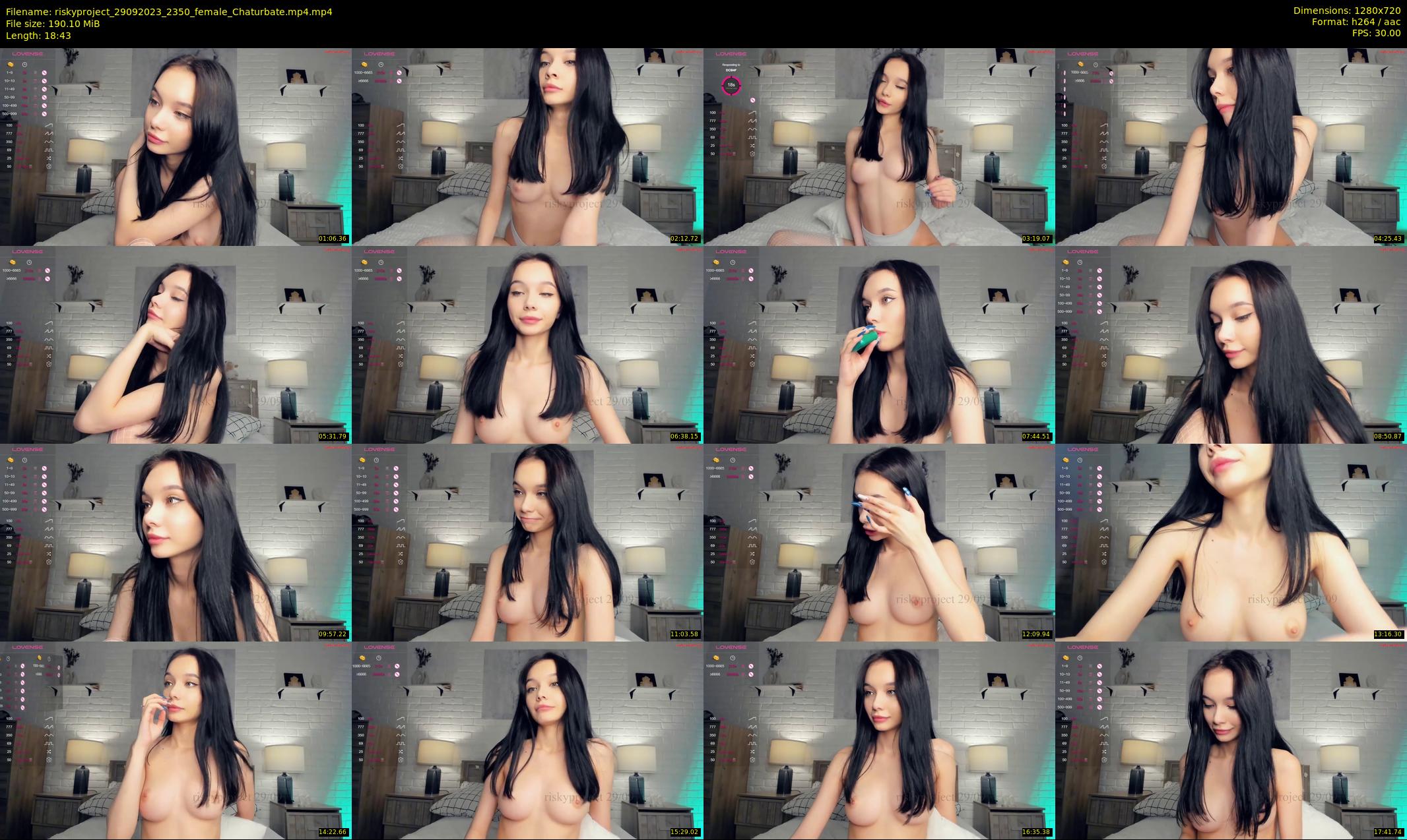 riskyproject — 19 minute Chaturbate couple cam show recording, 720p, Sep 29, 2023