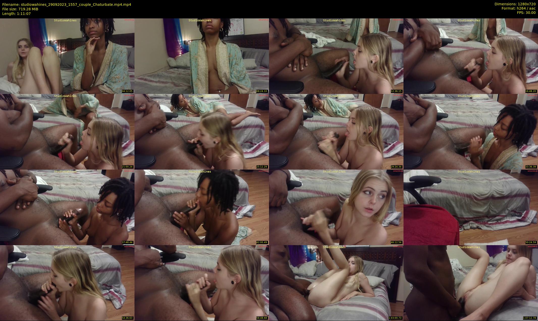 studiowahines — 72 minute Chaturbate couple cam show recording, 720p, Sep 29, 2023