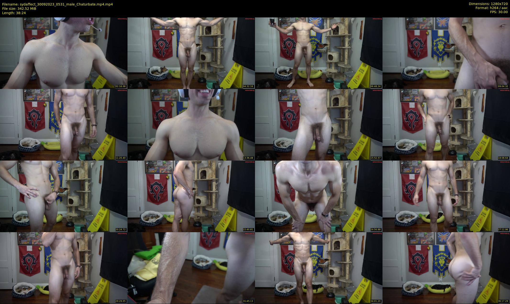 sydaffect — 39 minute Chaturbate male cam show recording, 720p, Sep 30, 2023