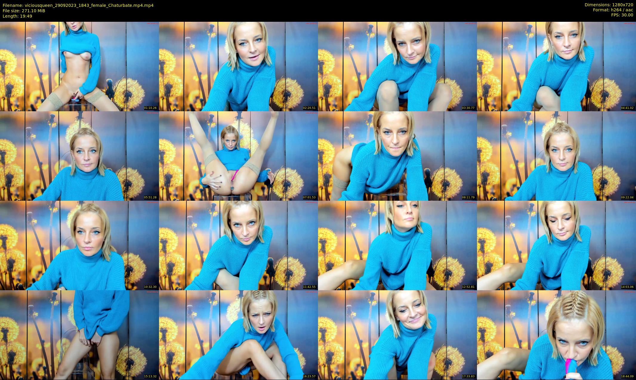 viciousqueen — 20 minute Chaturbate female cam show recording, 720p, Sep 29, 2023