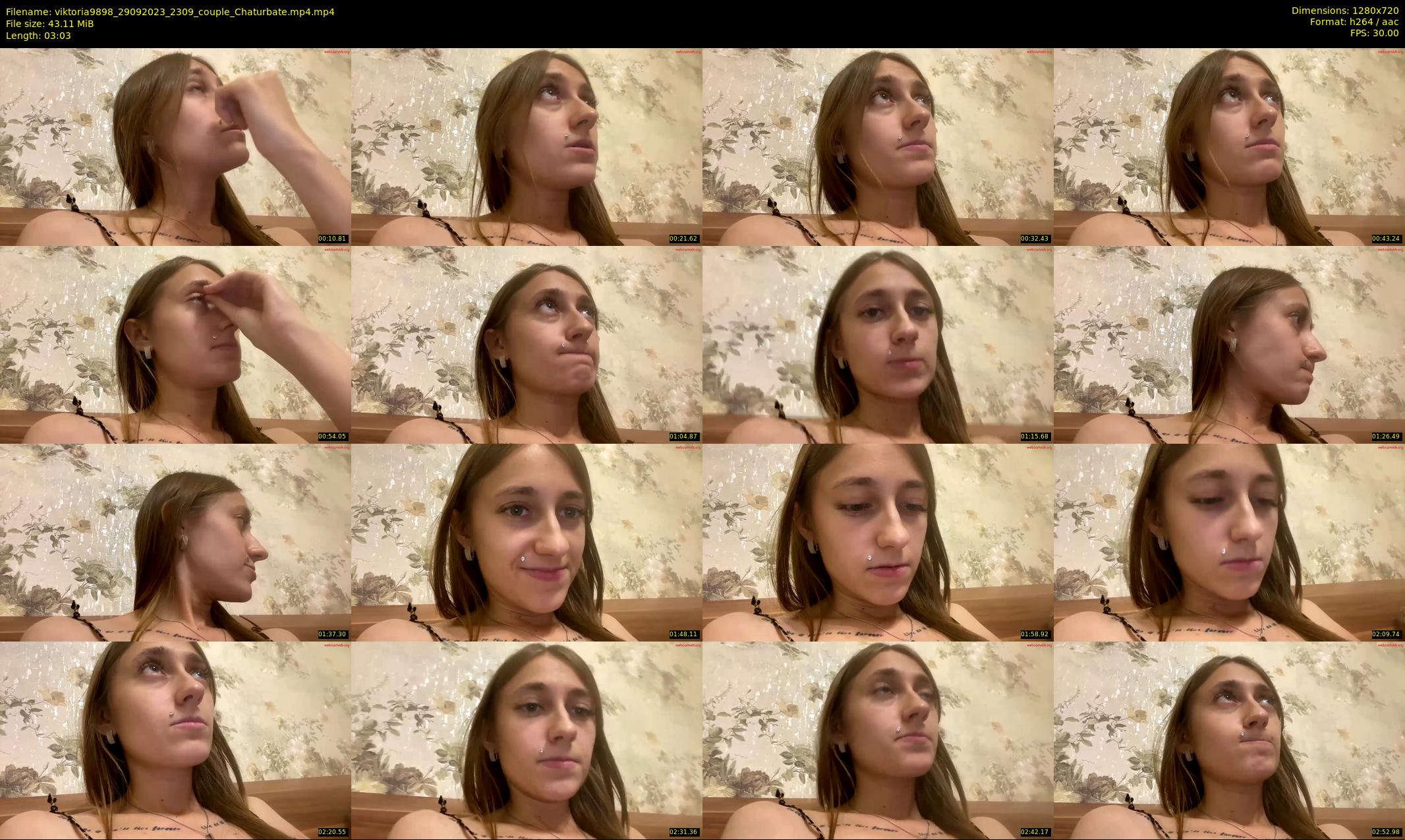 viktoria9898 — 4 minute Chaturbate couple cam show recording, 720p, Sep 29, 2023