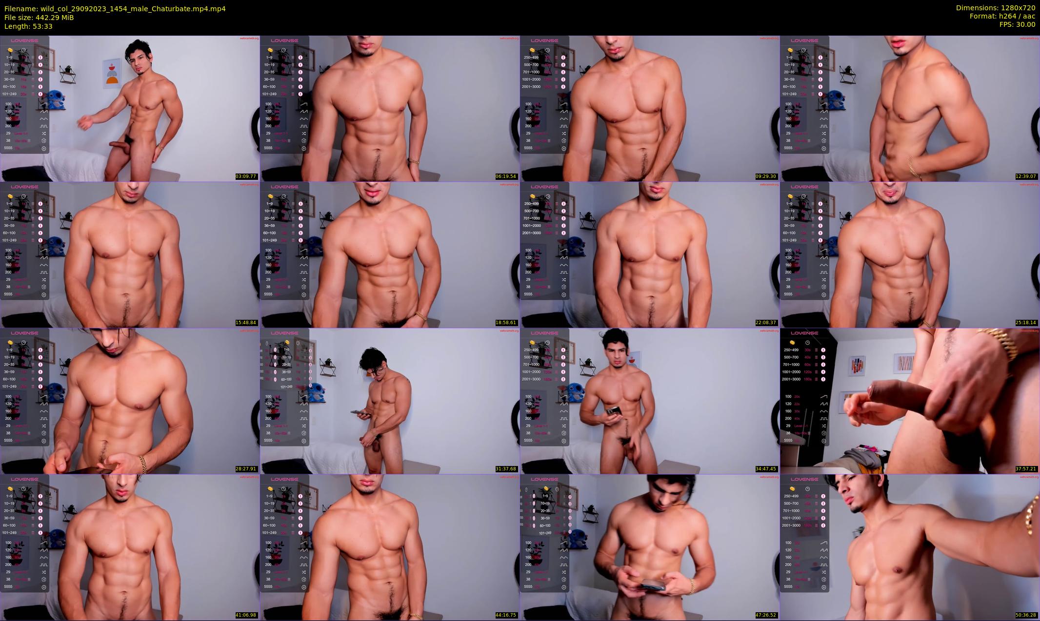 wild_col — 54 minute Chaturbate male cam show recording, 720p, Sep 29, 2023