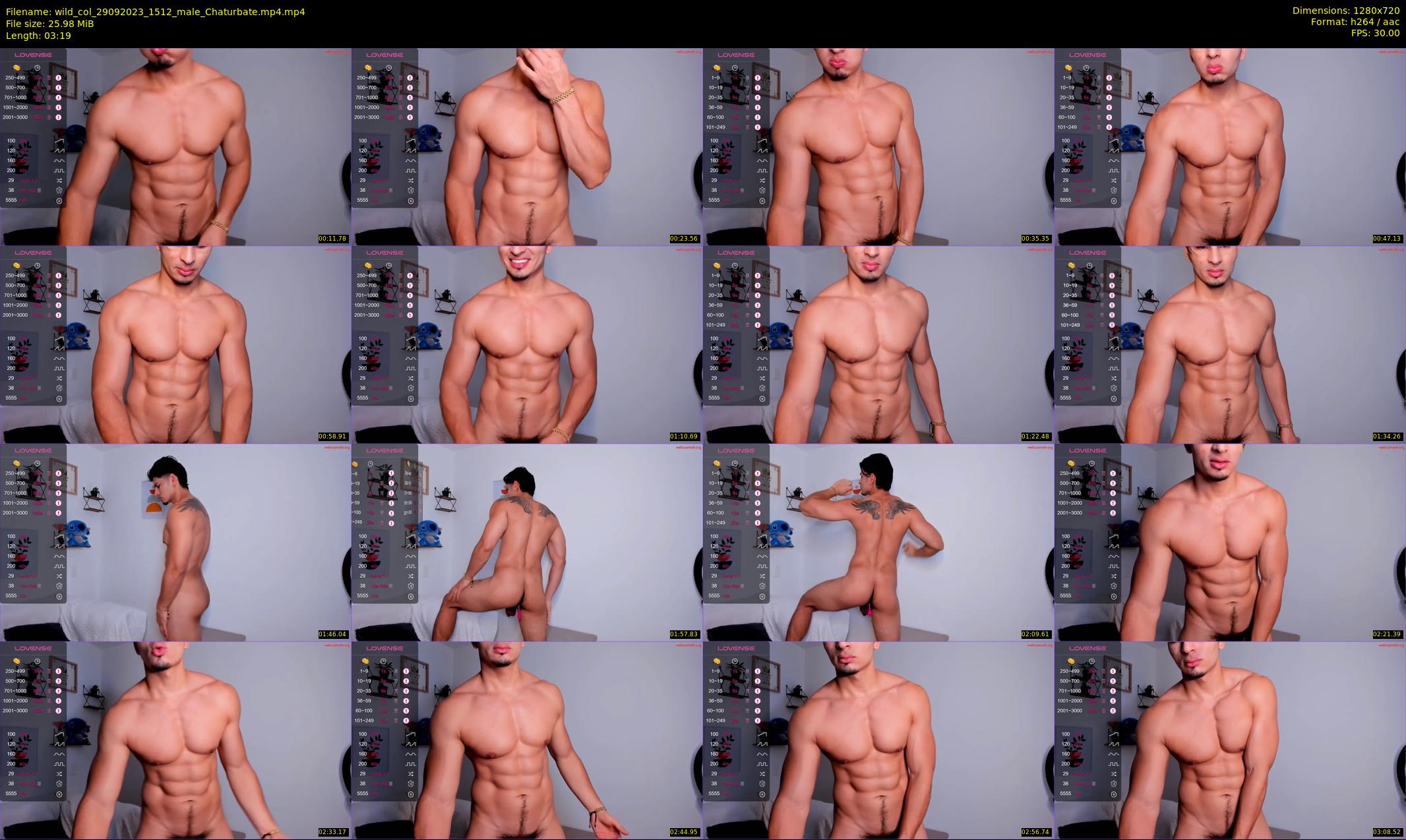 wild_col — 4 minute Chaturbate male cam show recording, 720p, Sep 29, 2023