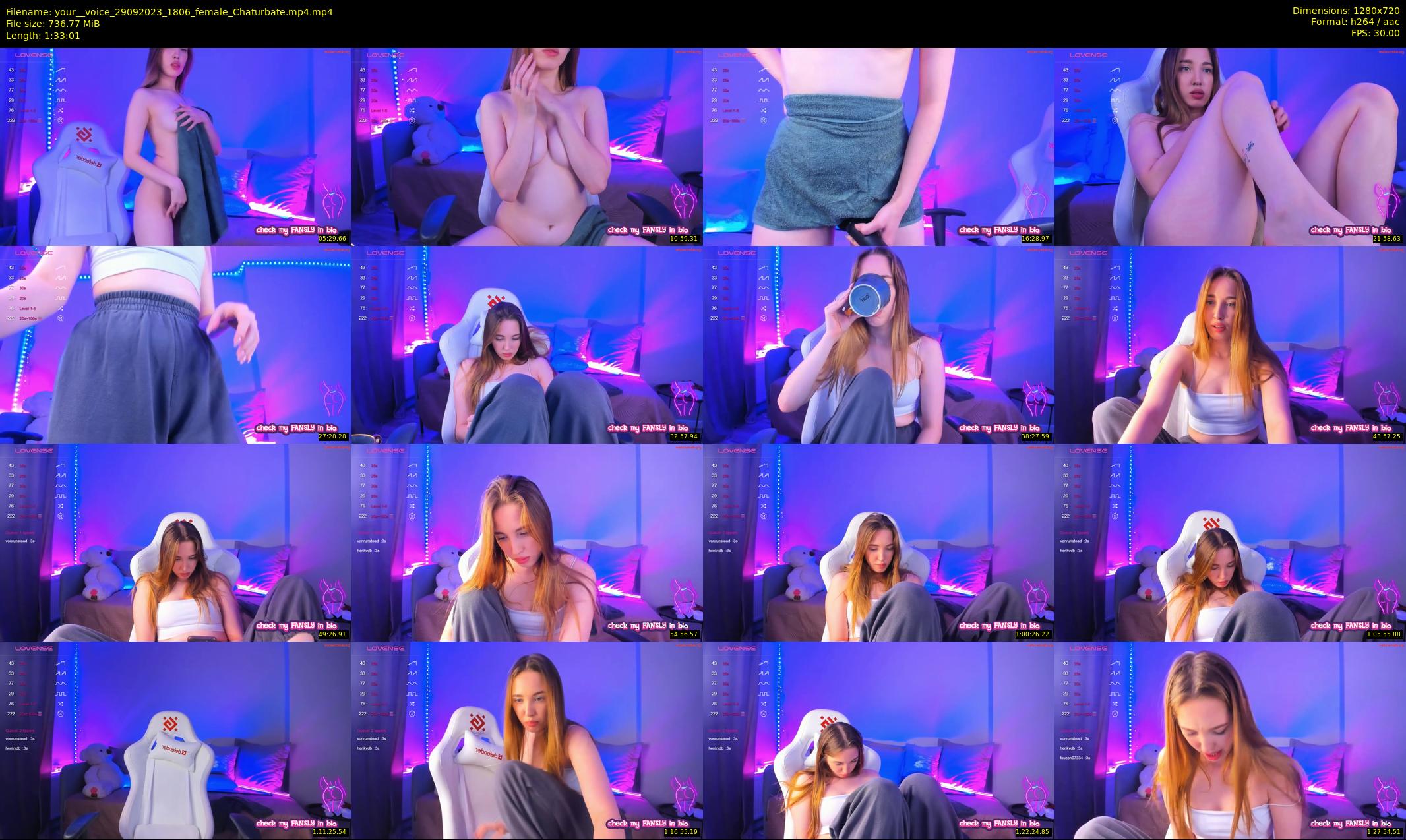 your__voice — 94 minute Chaturbate female cam show recording, 720p, Sep 29, 2023