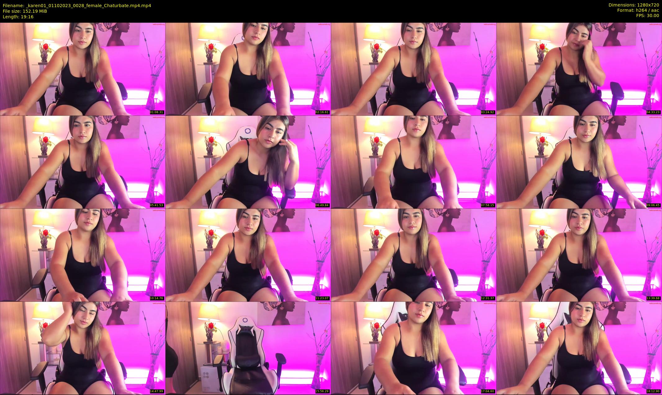 _karen01 — 20 minute Chaturbate female cam show recording, 720p, Oct 1, 2023