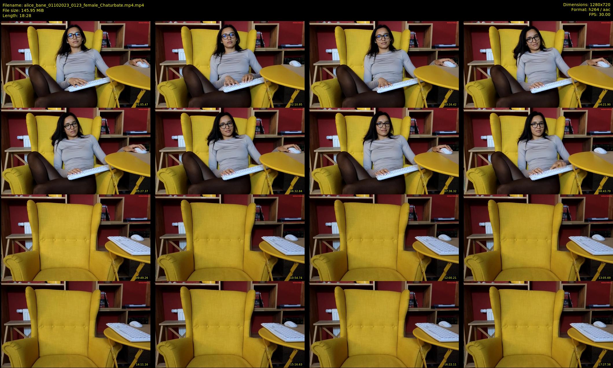 alice_bane — 19 minute Chaturbate female cam show recording, 720p, Oct 1, 2023