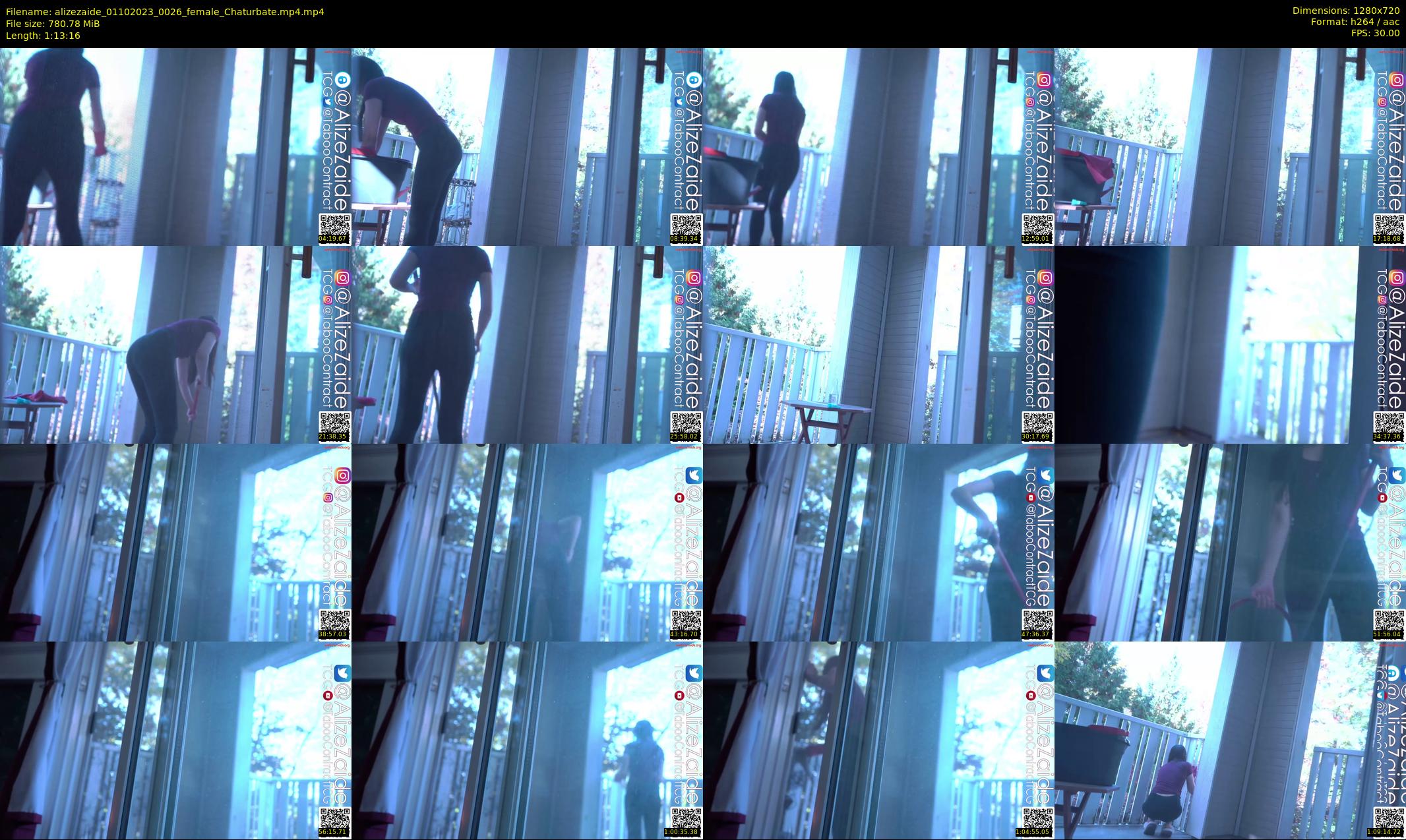 alizezaide — 74 minute Chaturbate female cam show recording, 720p, Oct 1, 2023
