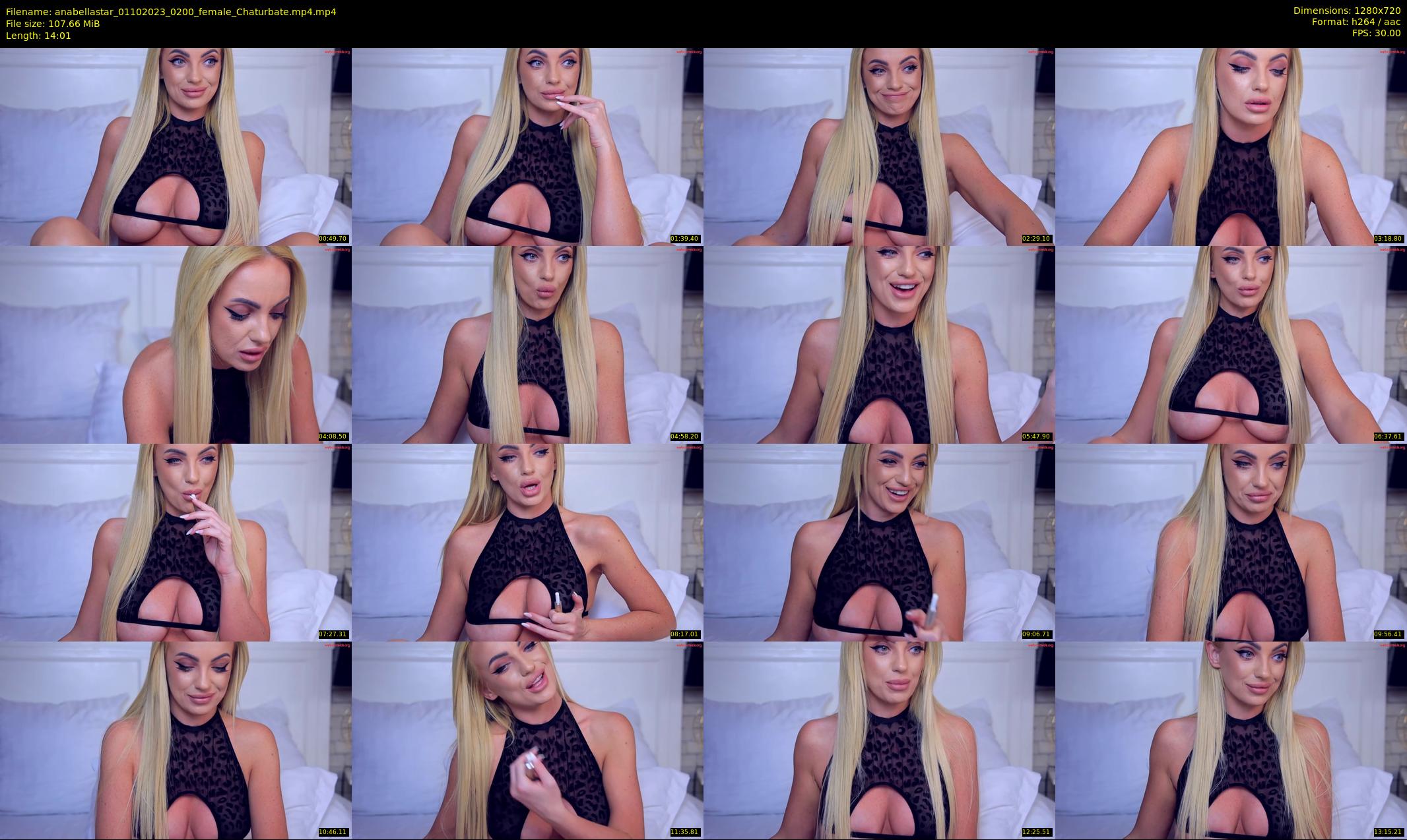 anabellastar — 15 minute Chaturbate female cam show recording, 720p, Oct 1, 2023