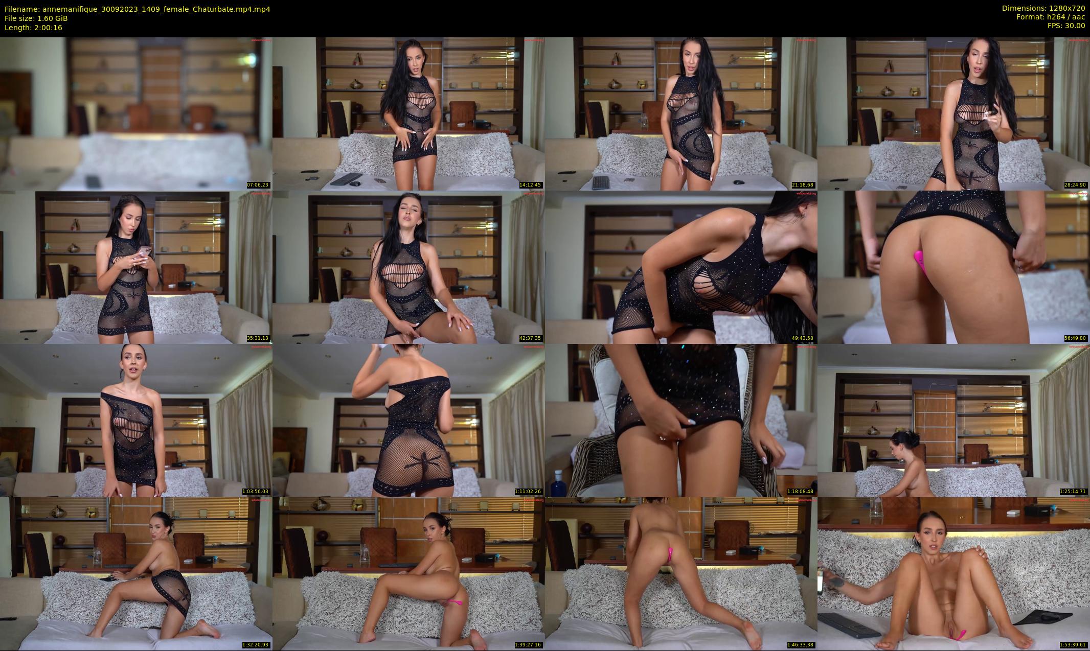 annemanifique — 121 minute Chaturbate female cam show recording, 720p, Sep 30, 2023