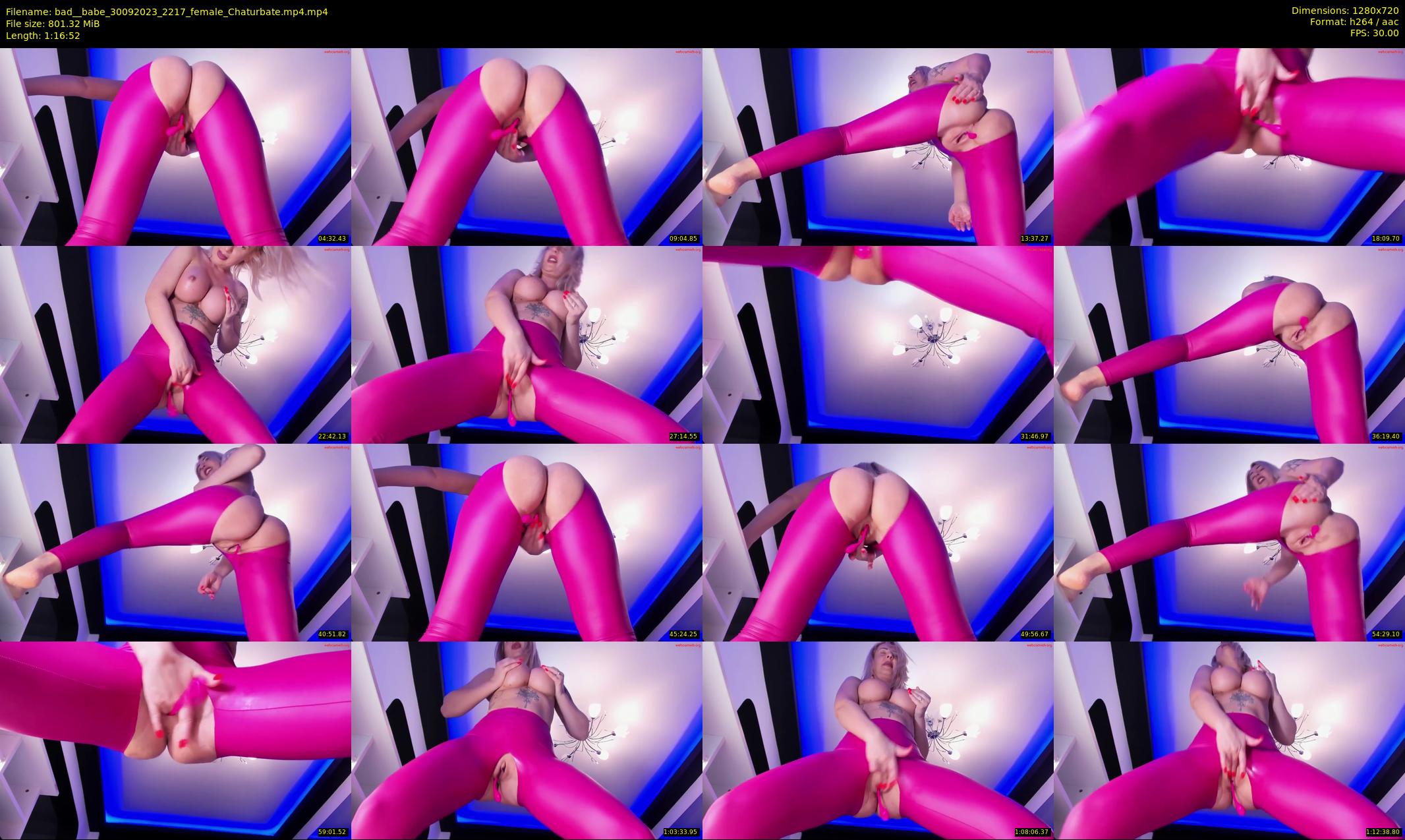 bad__babe — 77 minute Chaturbate female cam show recording, 720p, Sep 30, 2023