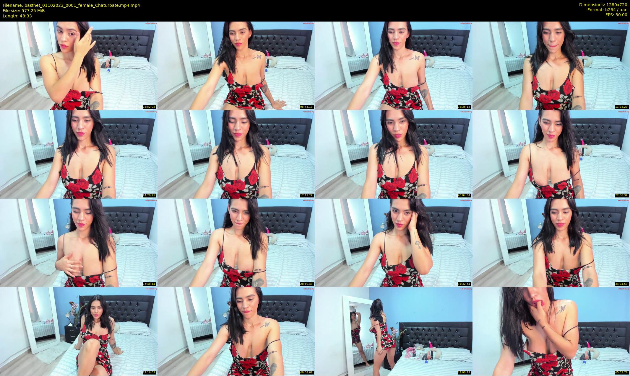 basthet — 49 minute Chaturbate female cam show recording, 720p, Oct 1, 2023