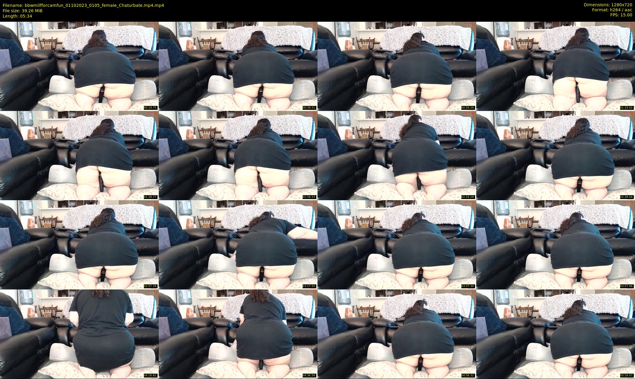 bbwmilfforcamfun — 6 minute Chaturbate female cam show recording, 720p, Oct 1, 2023