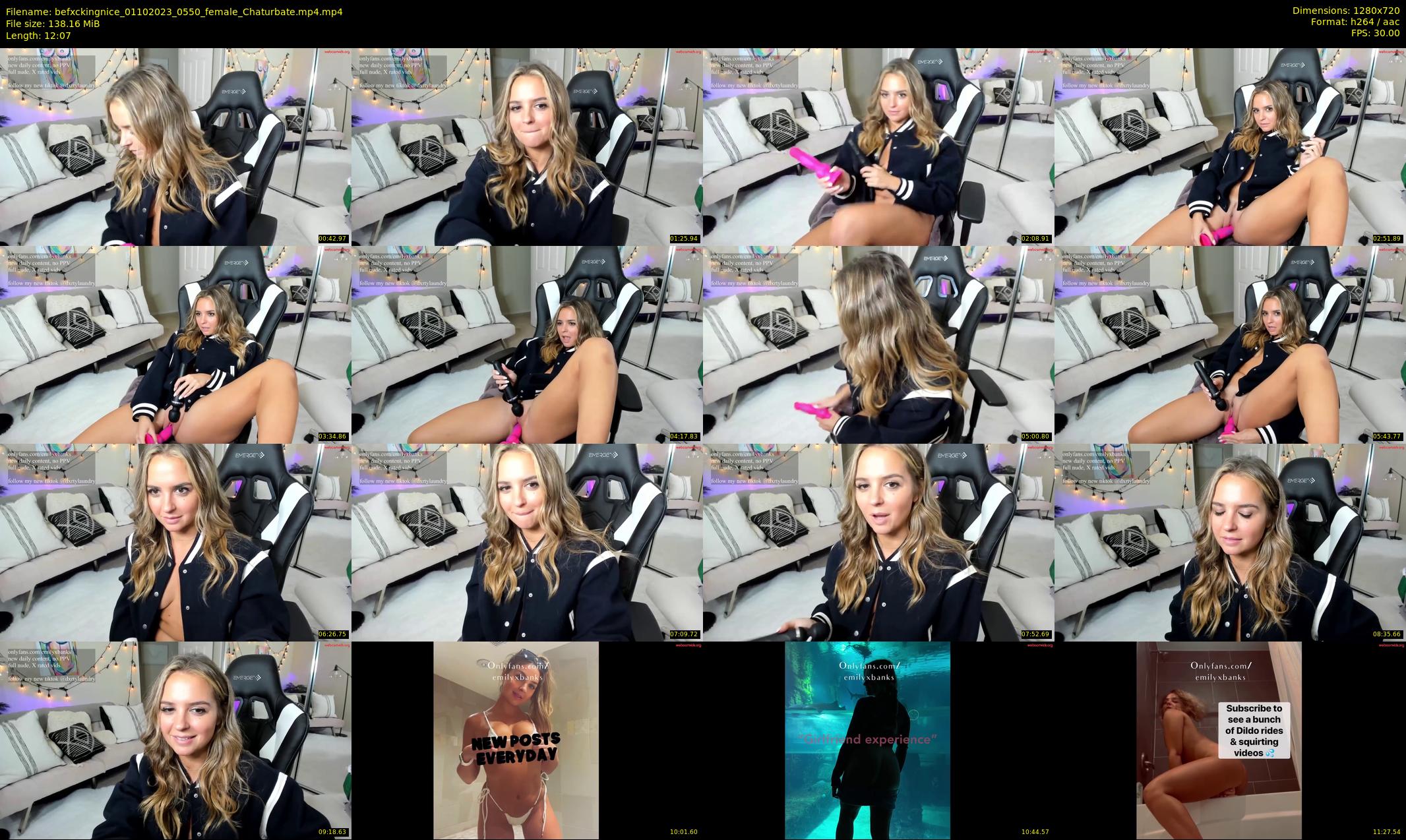 befxckingnice — 13 minute Chaturbate female cam show recording, 720p, Oct 1, 2023