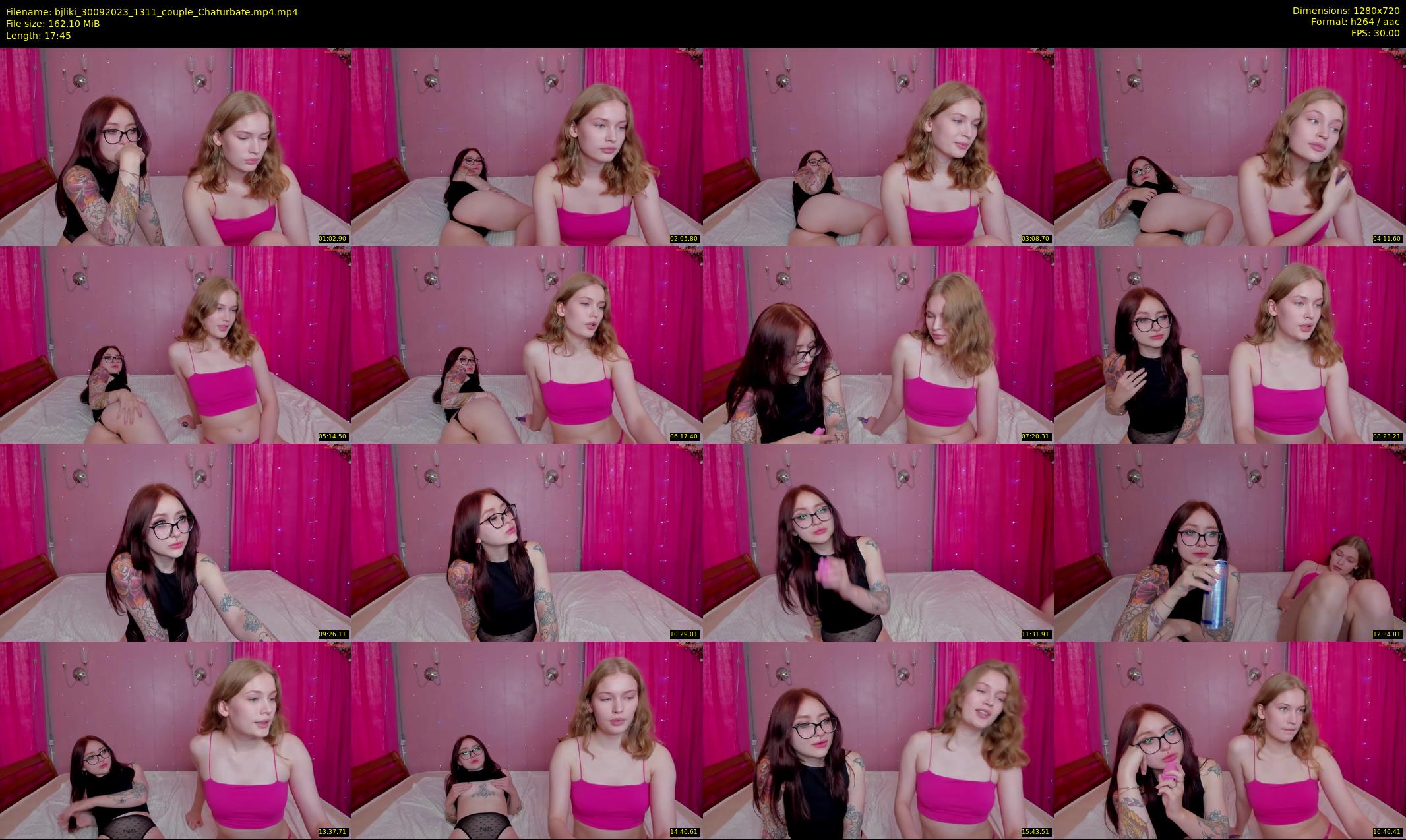 bjliki — 18 minute Chaturbate couple cam show recording, 720p, Sep 30, 2023