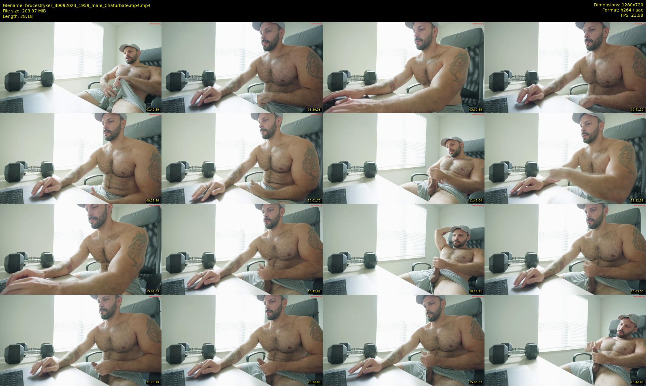 brucestryker — 29 minute Chaturbate male cam show recording, 720p, Sep 30, 2023
