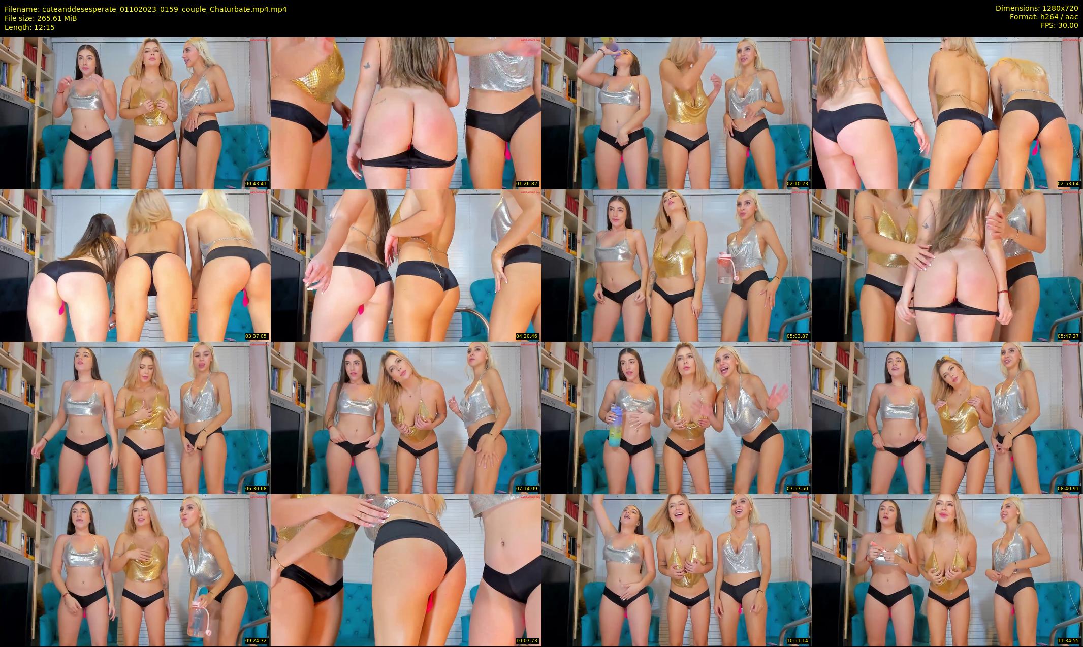 cuteanddesesperate — 13 minute Chaturbate female cam show recording, 720p, Oct 1, 2023