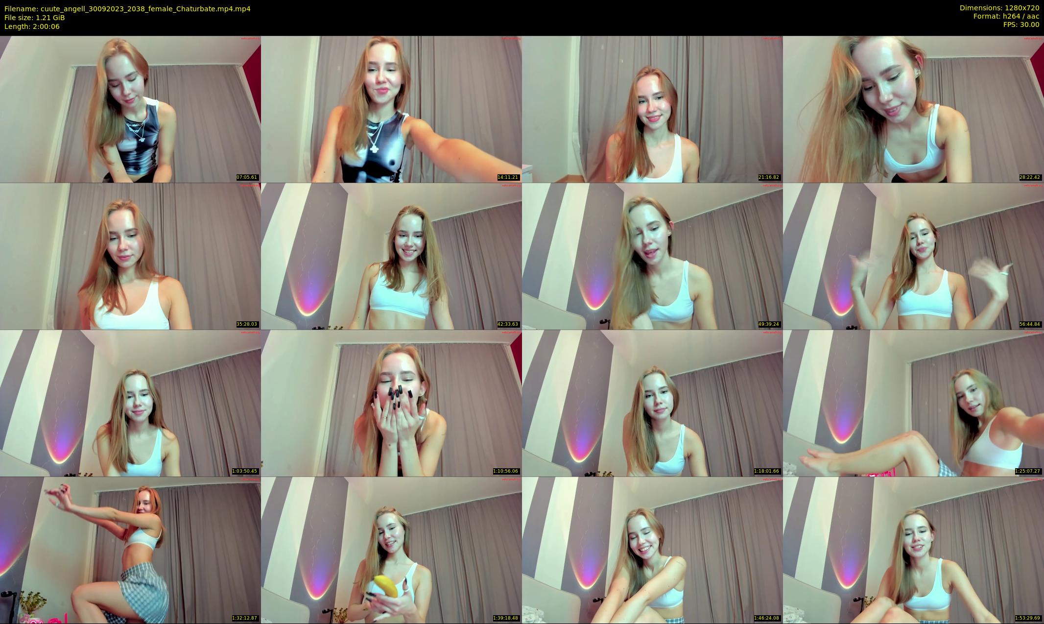 cuute_angell — 121 minute Chaturbate female cam show recording, 720p, Sep 30, 2023