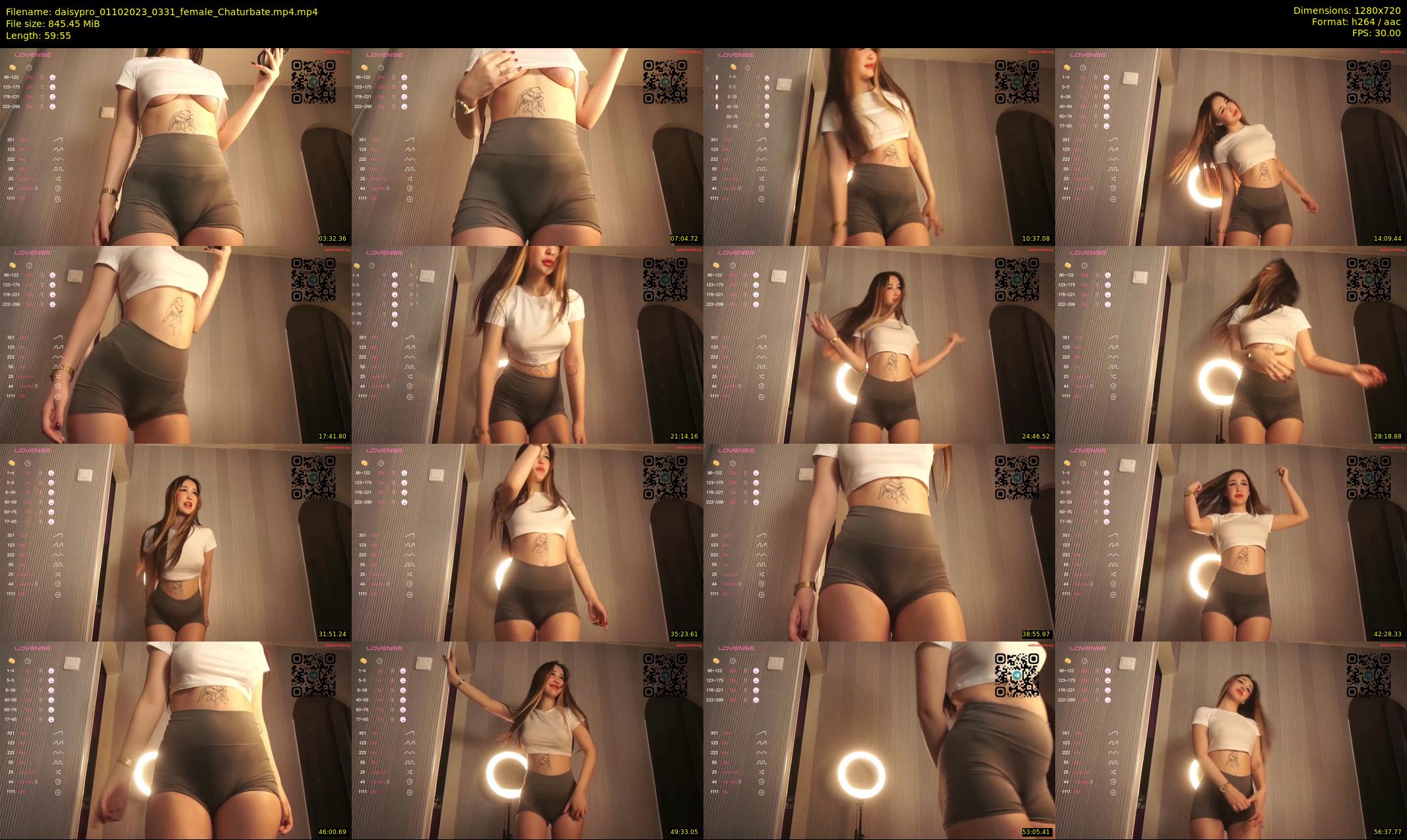 daisypro — 60 minute Chaturbate couple cam show recording, 720p, Oct 1, 2023