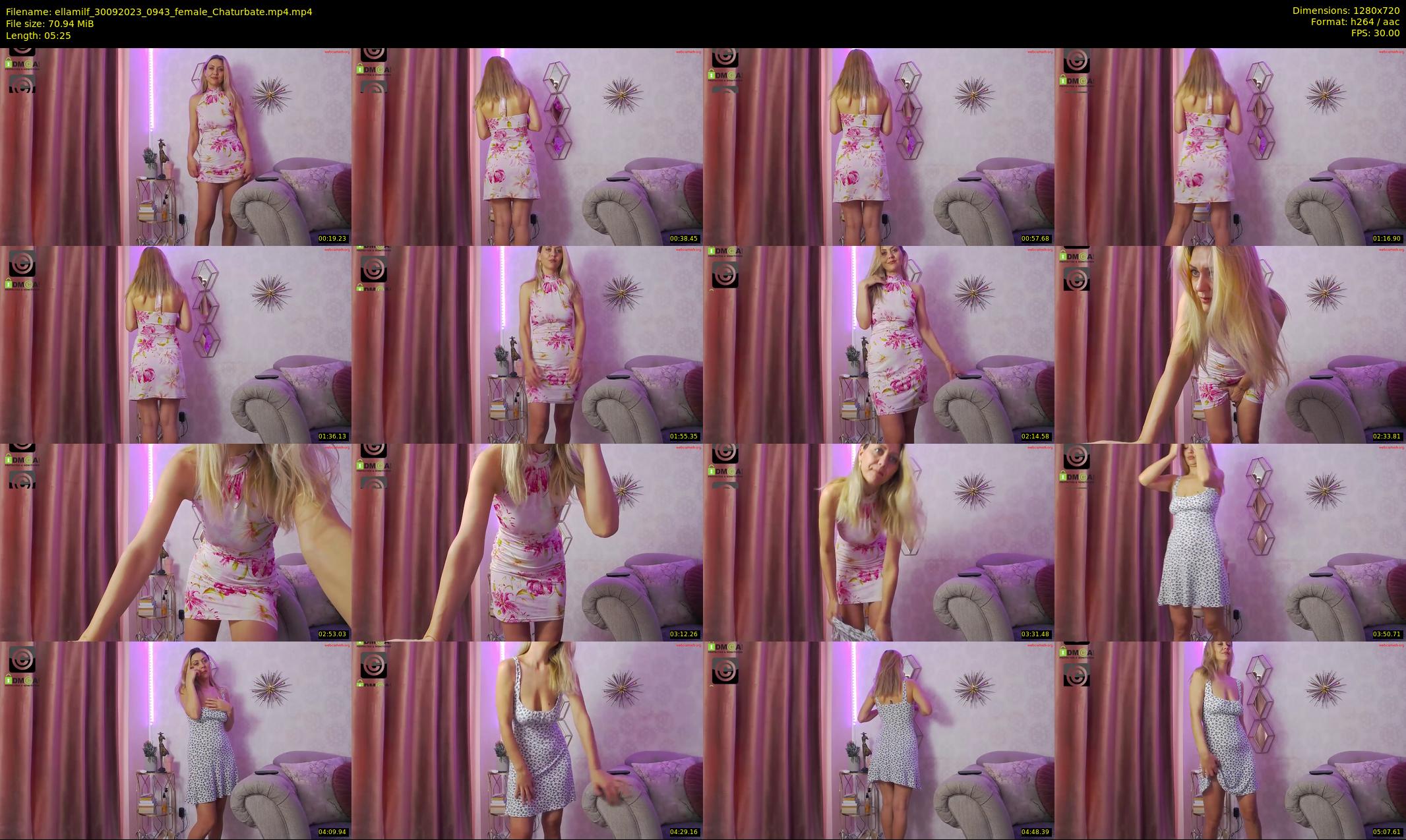 ellamilf — 6 minute Chaturbate female cam show recording, 720p, Sep 30, 2023