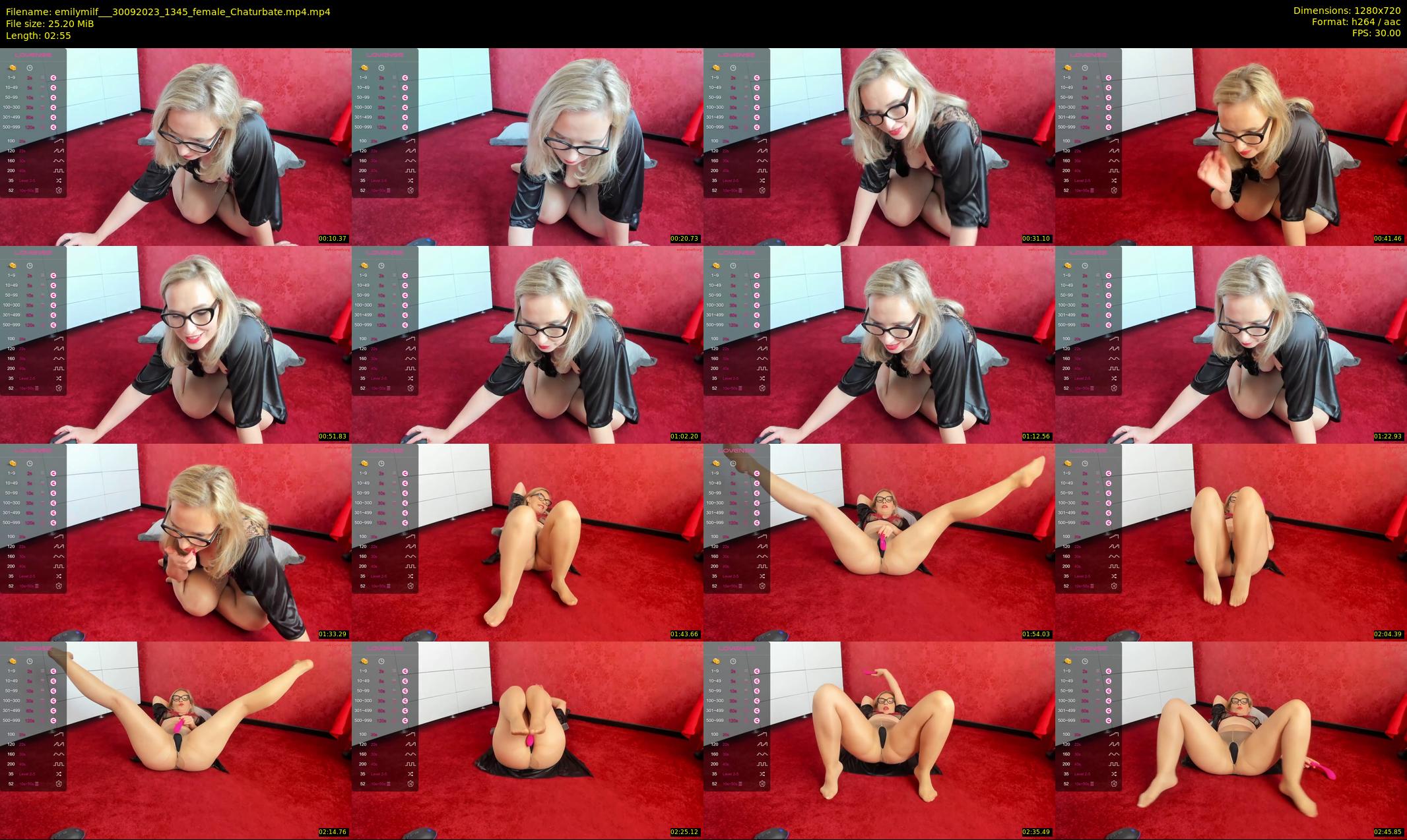 emilymilf__ — 3 minute Chaturbate female cam show recording, 720p, Sep 30, 2023
