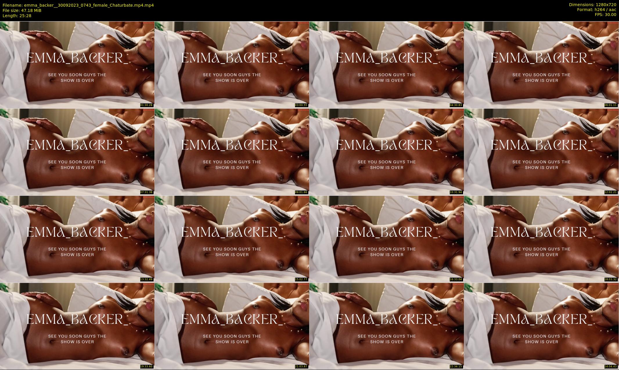 emma_backer_ — 26 minute Chaturbate female cam show recording, 720p, Sep 30, 2023
