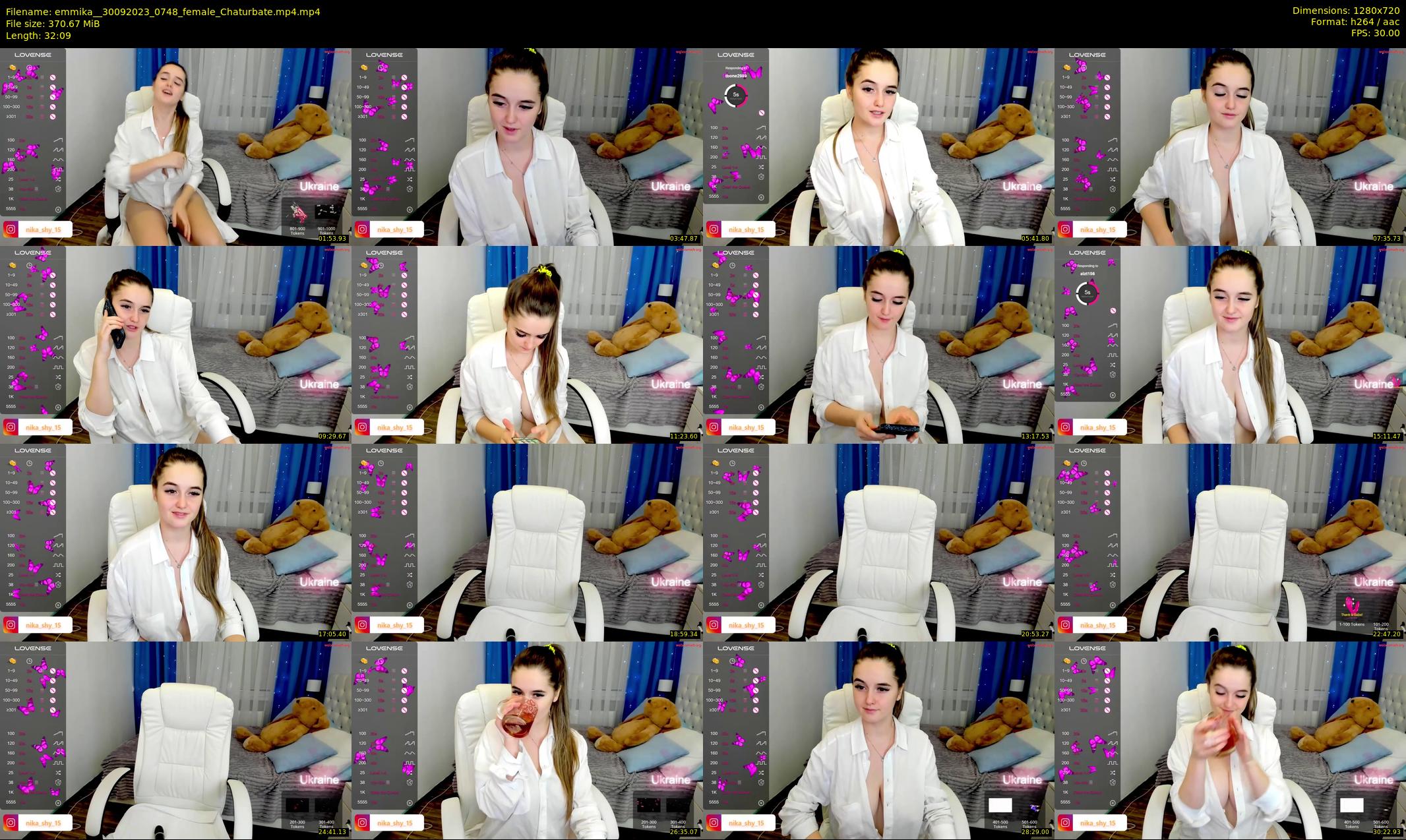 emmika_ — 33 minute Chaturbate female cam show recording, 720p, Sep 30, 2023
