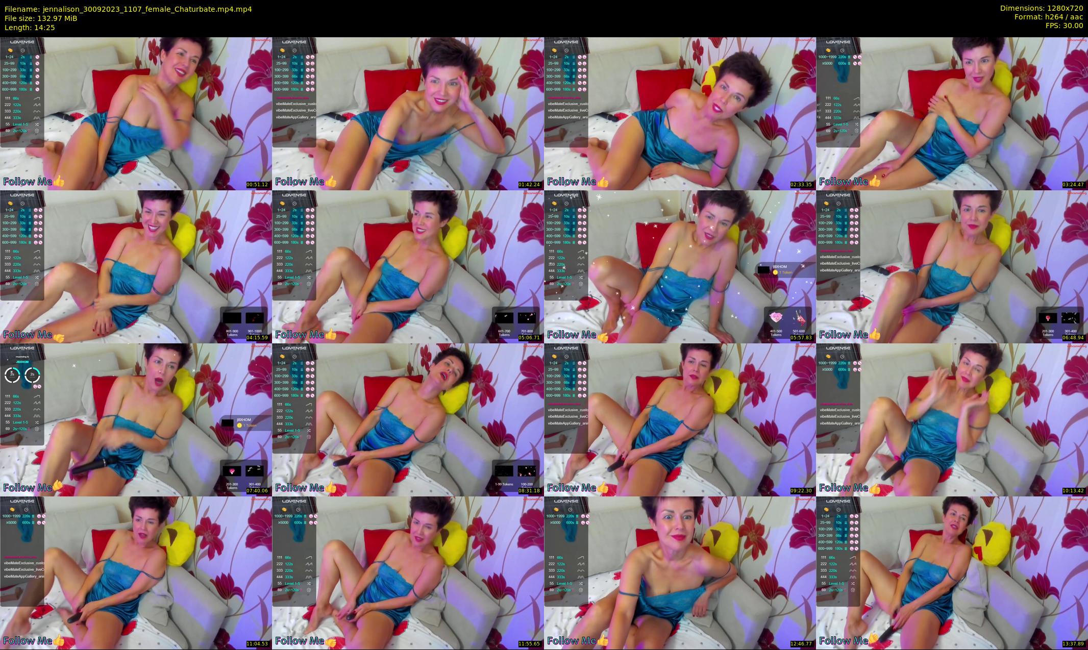 jennalison — 15 minute Chaturbate female cam show recording, 720p, Sep 30, 2023