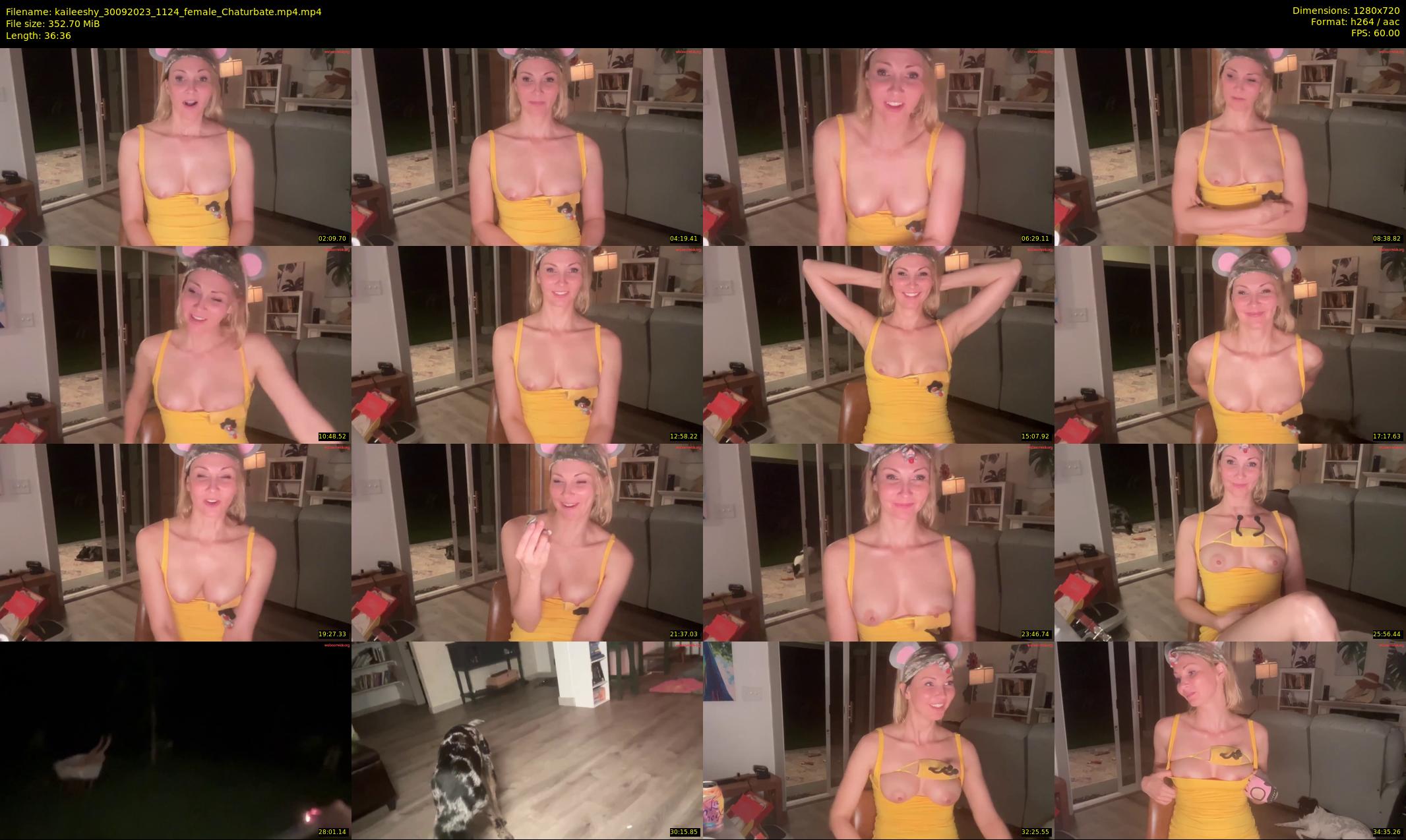 kaileeshy — 37 minute Chaturbate female cam show recording, 720p, Sep 30, 2023
