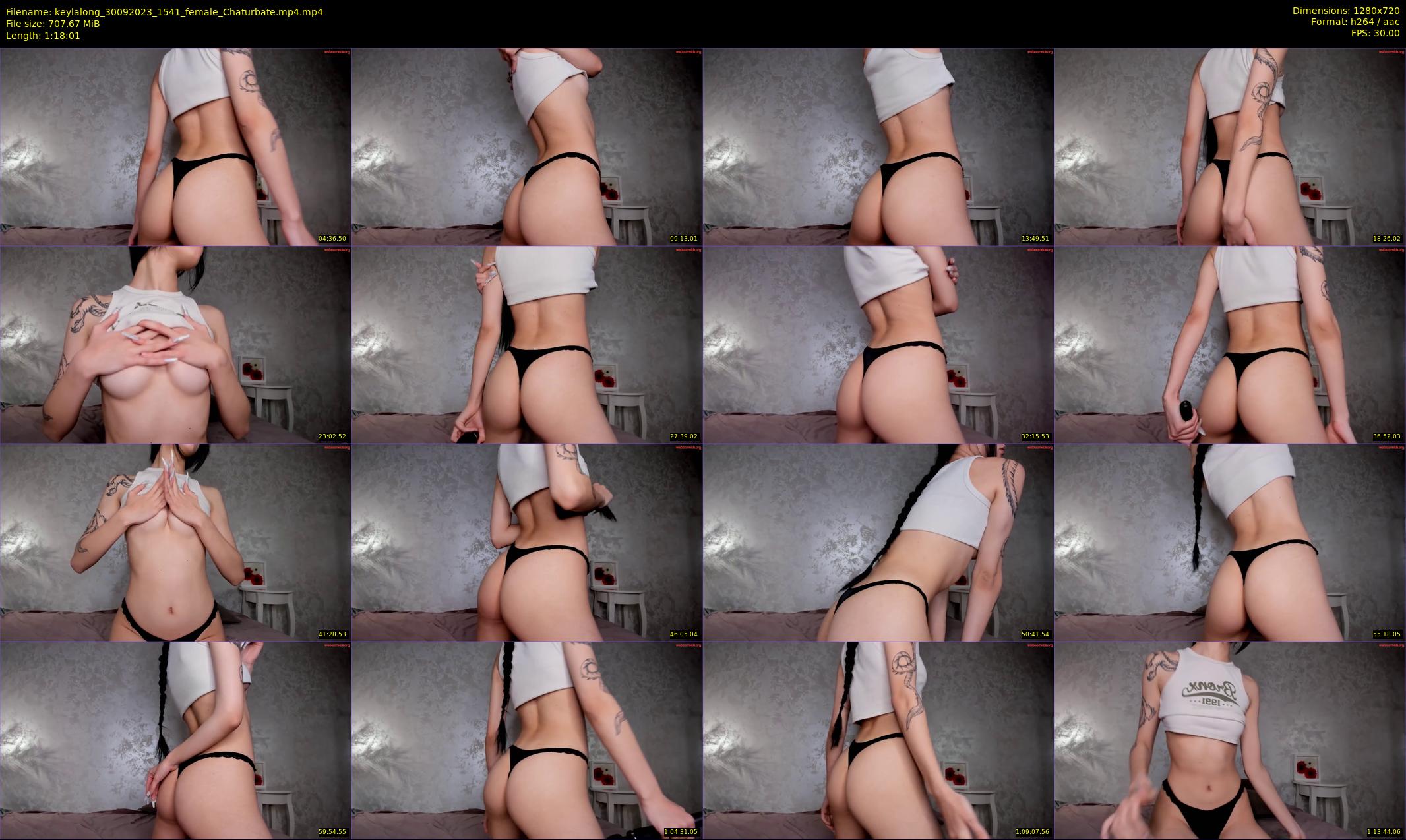 keylalong — 79 minute Chaturbate female cam show recording, 720p, Sep 30, 2023