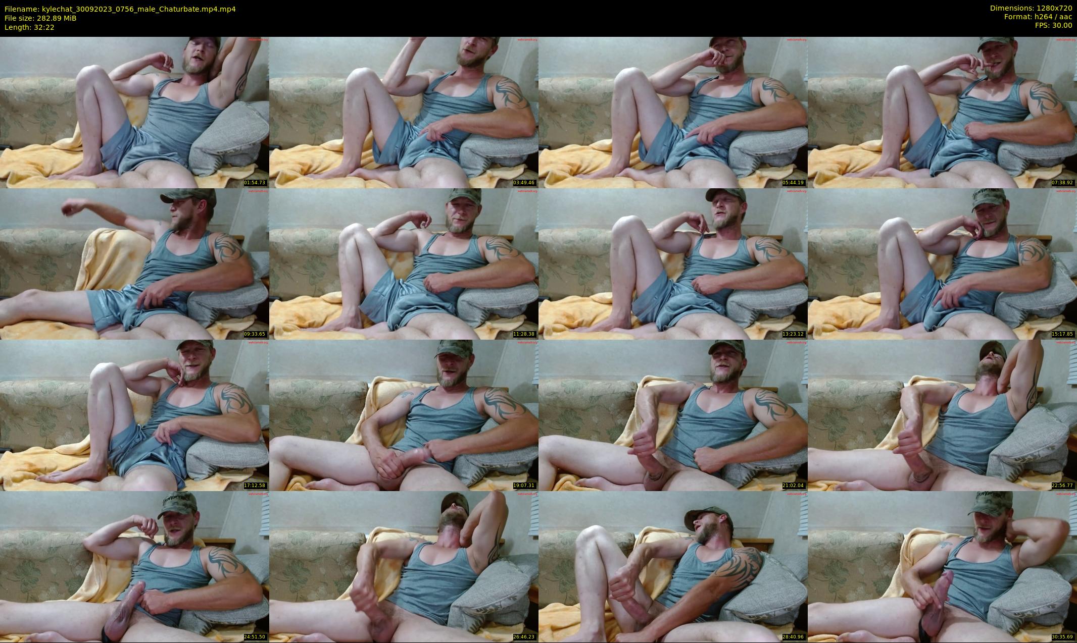 kylechat — 33 minute Chaturbate male cam show recording, 720p, Sep 30, 2023