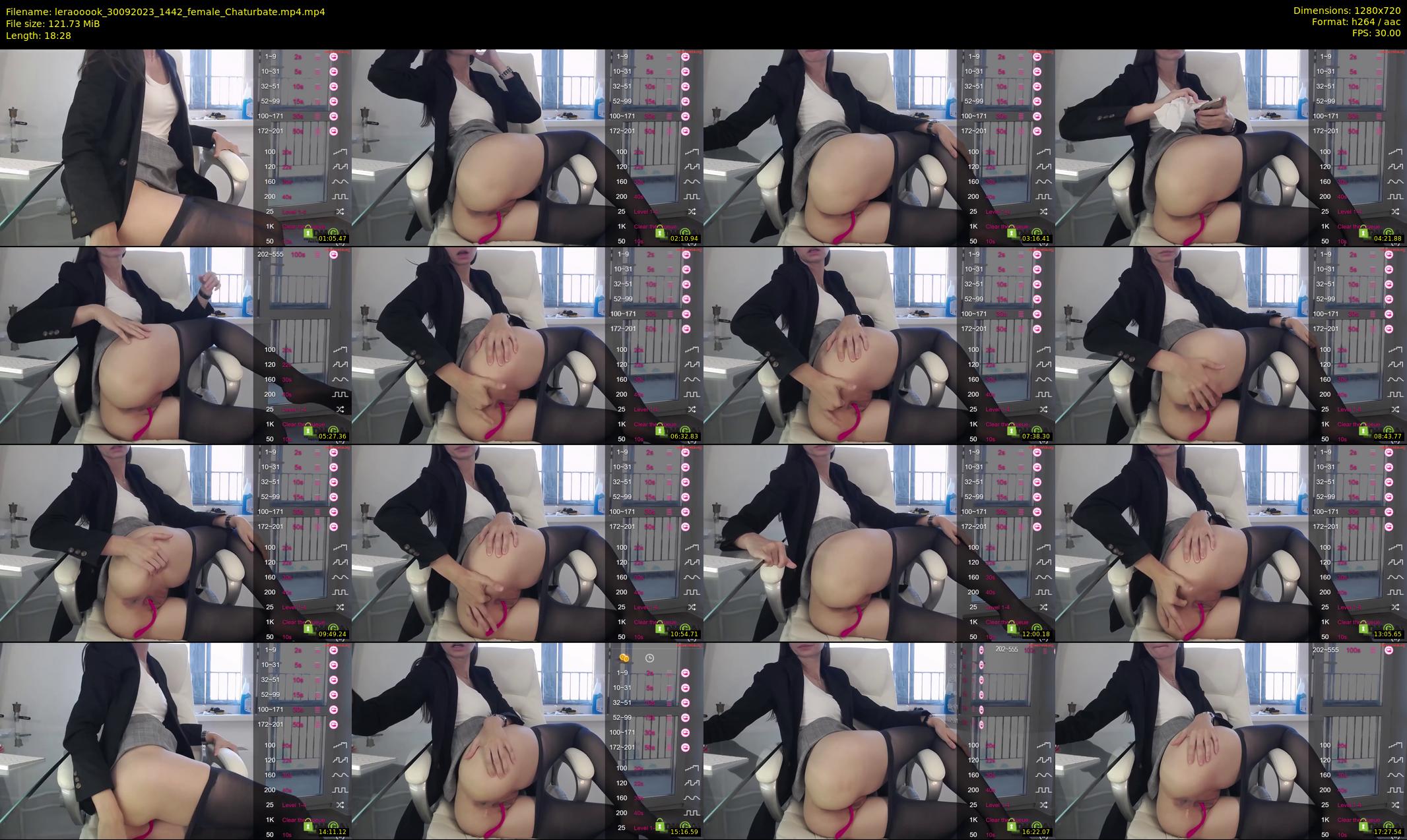 leraooook — 19 minute Chaturbate female cam show recording, 720p, Sep 30, 2023