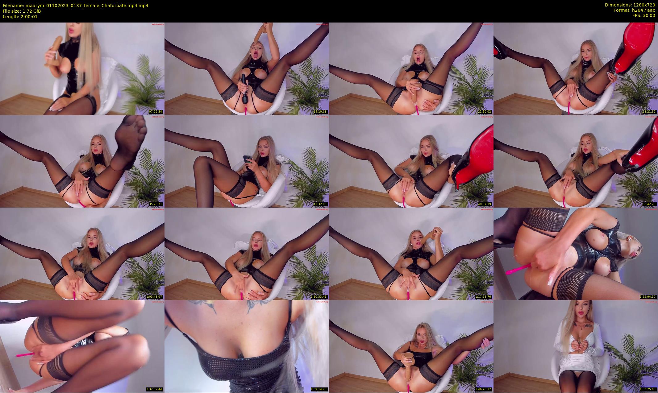 maarym — 121 minute Chaturbate couple cam show recording, 720p, Oct 1, 2023