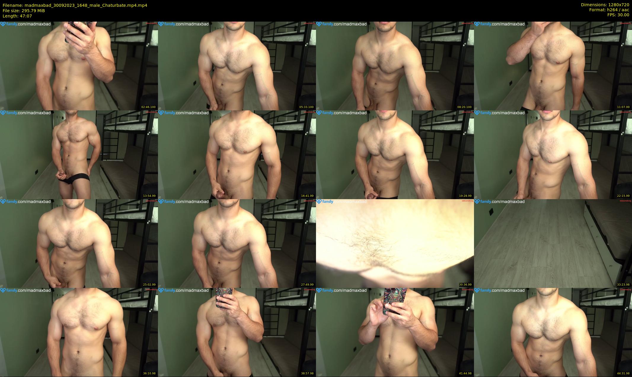 madmaxbad — 48 minute Chaturbate male cam show recording, 720p, Sep 30, 2023