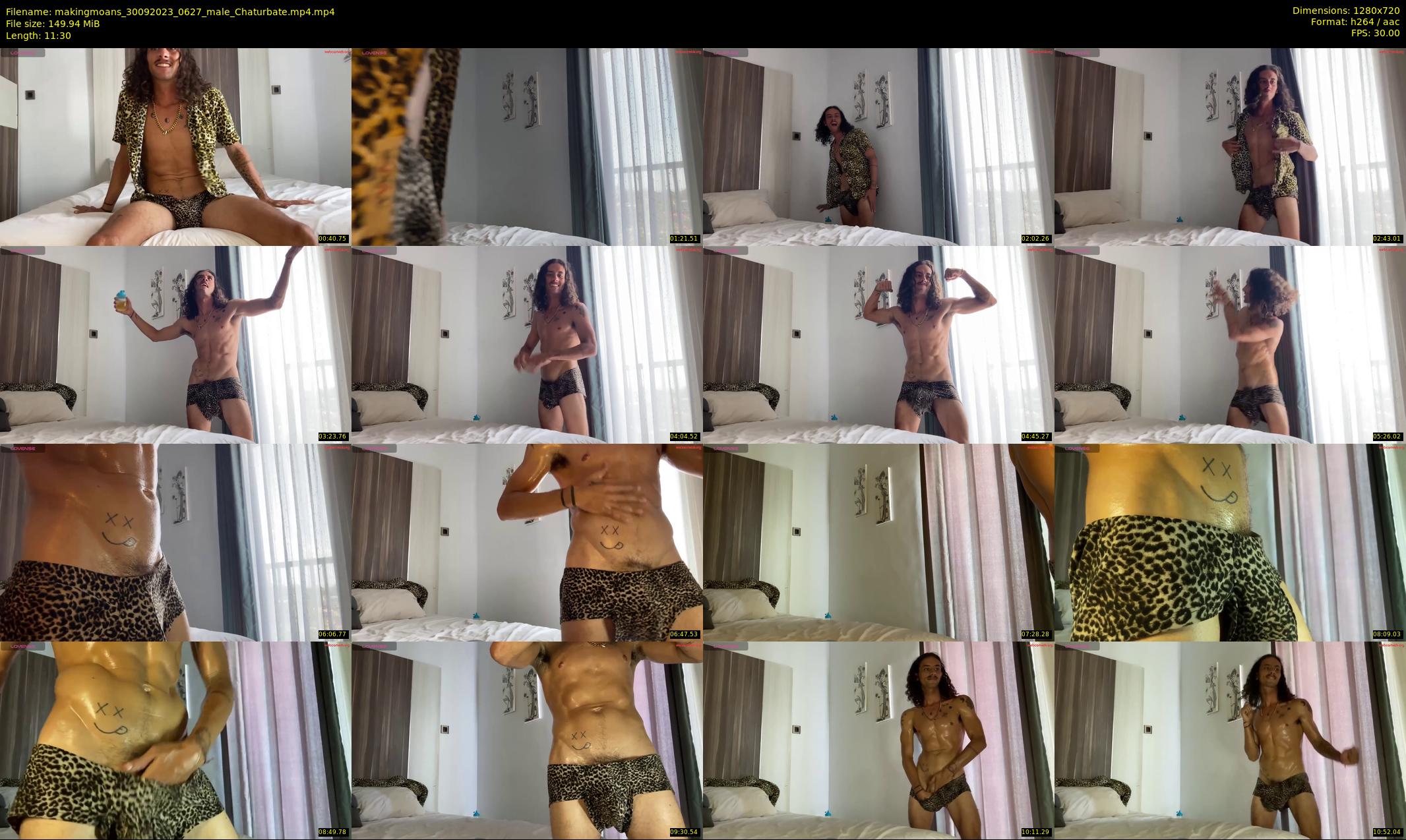 makingmoans — 12 minute Chaturbate male cam show recording, 720p, Sep 30, 2023