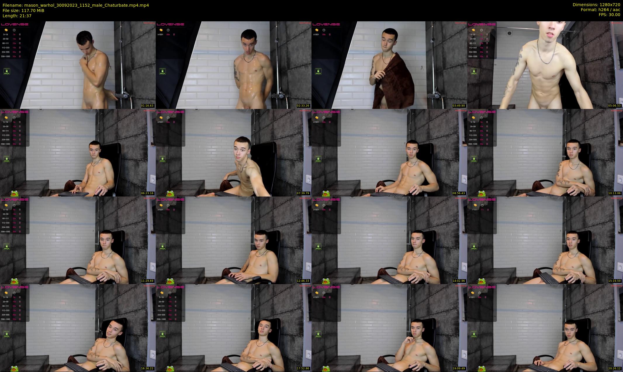 mason_warhol — 22 minute Chaturbate male cam show recording, 720p, Sep 30, 2023