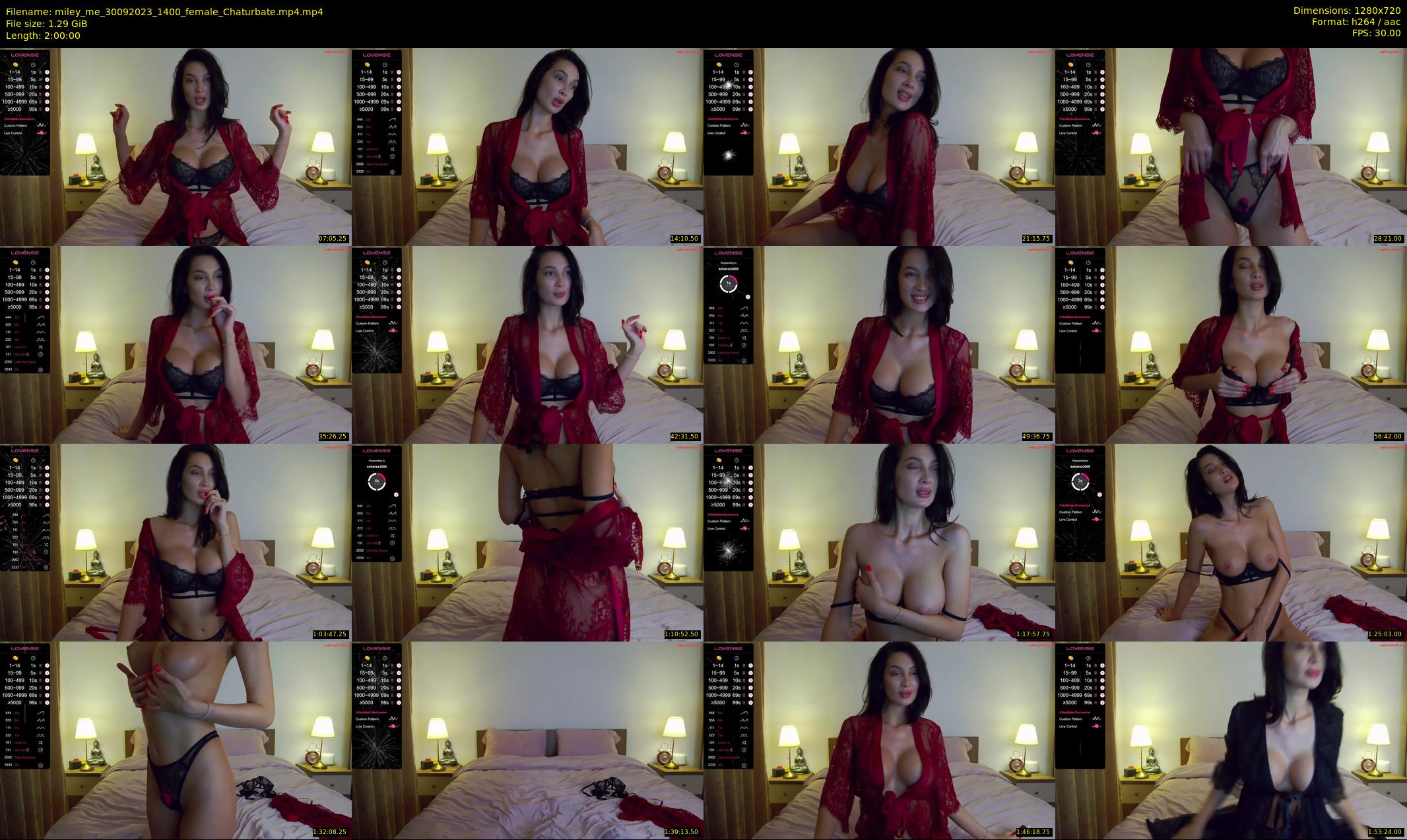 miley_me — 120 minute Chaturbate female cam show recording, 720p, Sep 30, 2023