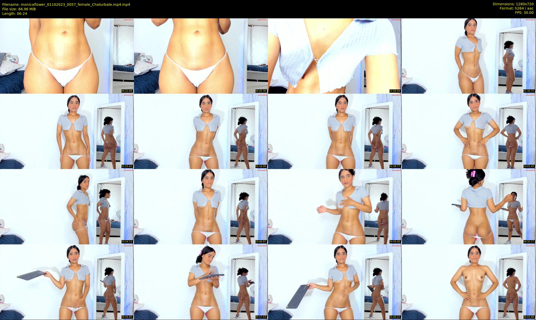 monicaflower — 7 minute Chaturbate female cam show recording, 720p, Oct 1, 2023