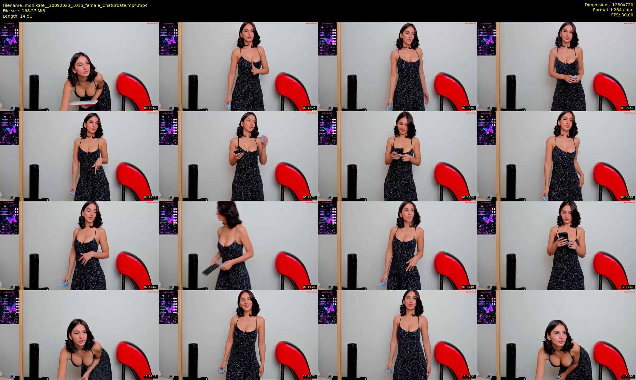 monikate_ — 15 minute Chaturbate couple cam show recording, 720p, Sep 30, 2023