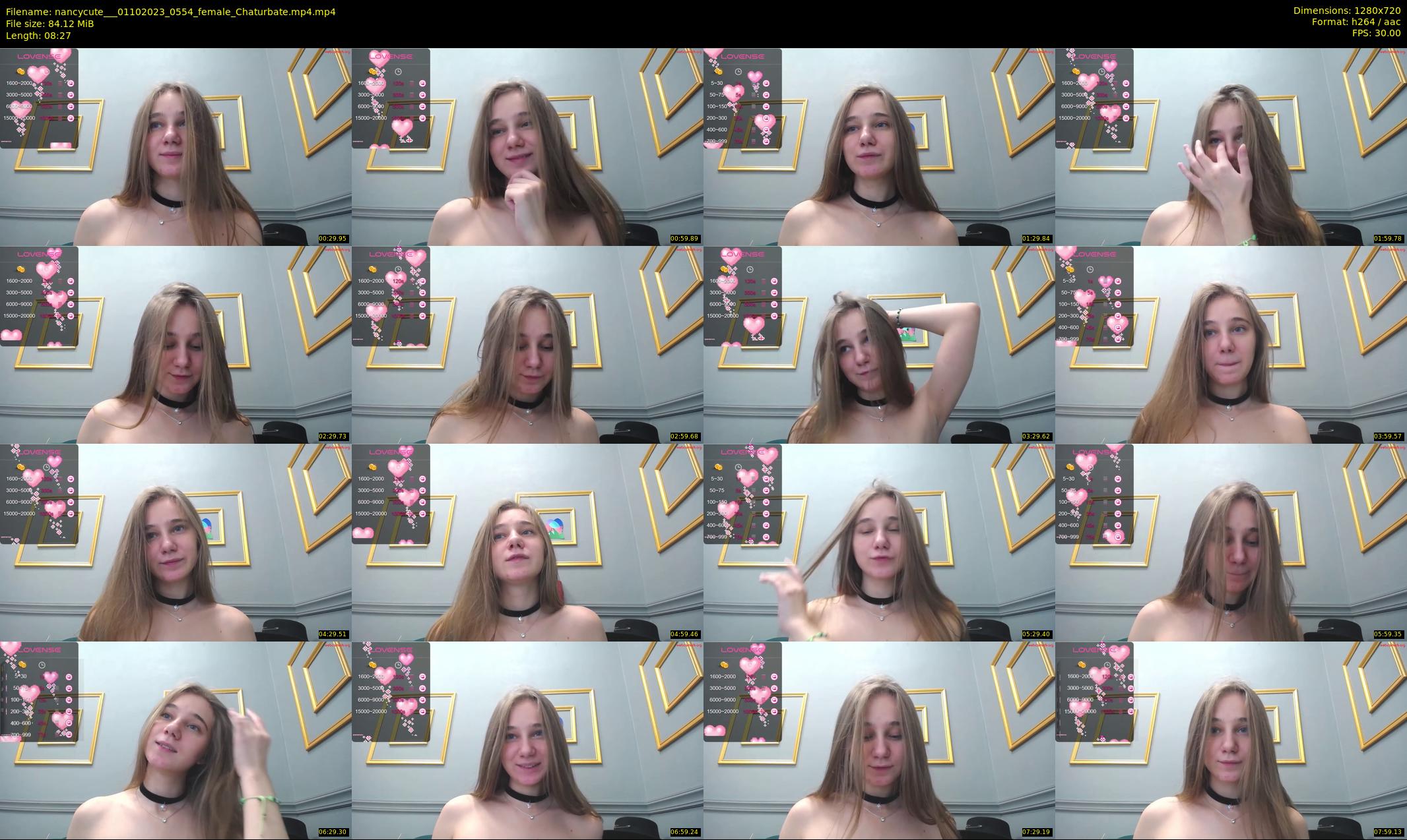 nancycute__ — 9 minute Chaturbate female cam show recording, 720p, Oct 1, 2023