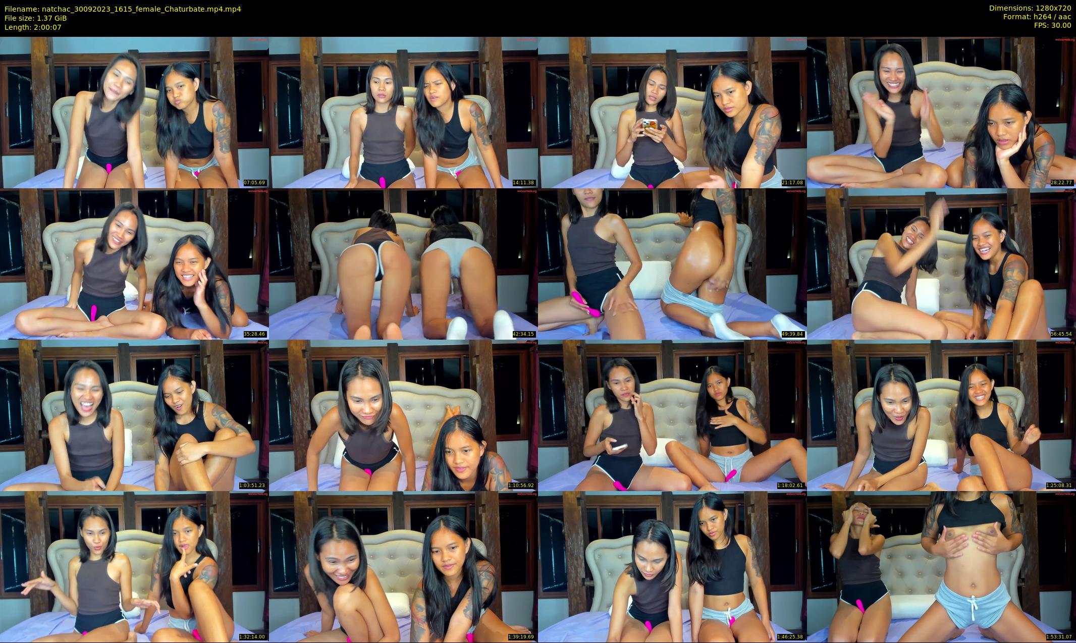 natchac — 121 minute Chaturbate female cam show recording, 720p, Sep 30, 2023