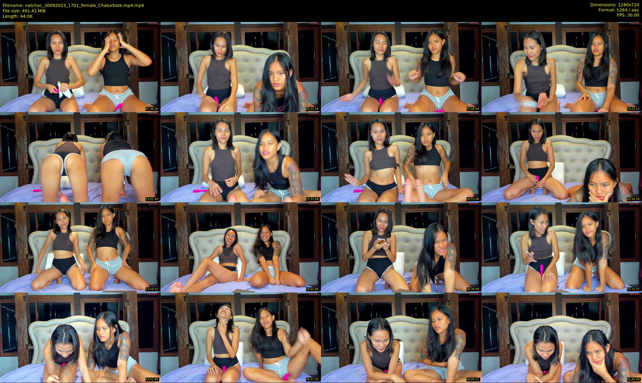 natchac — 45 minute Chaturbate female cam show recording, 720p, Sep 30, 2023