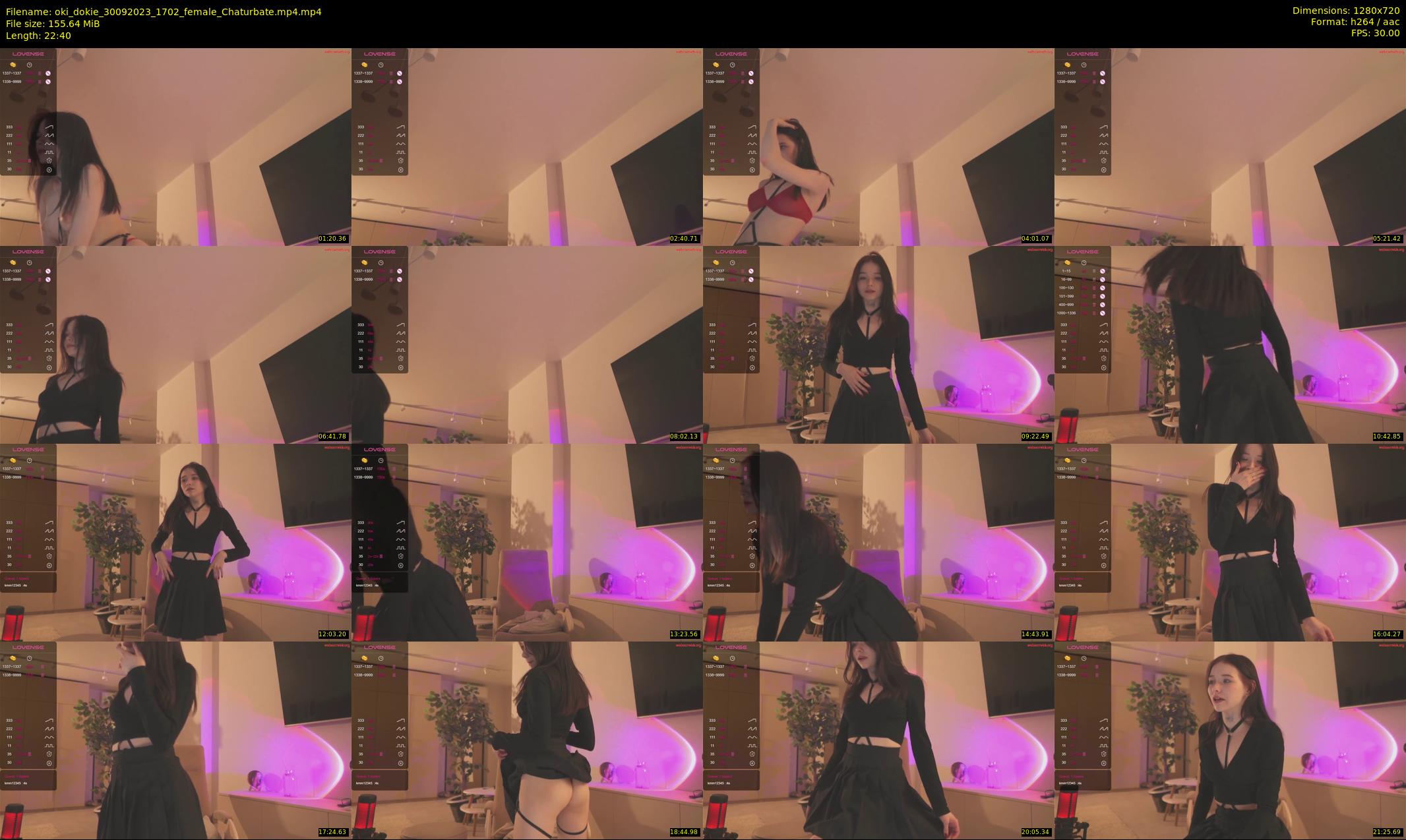oki_dokie — 23 minute Chaturbate female cam show recording, 720p, Sep 30, 2023