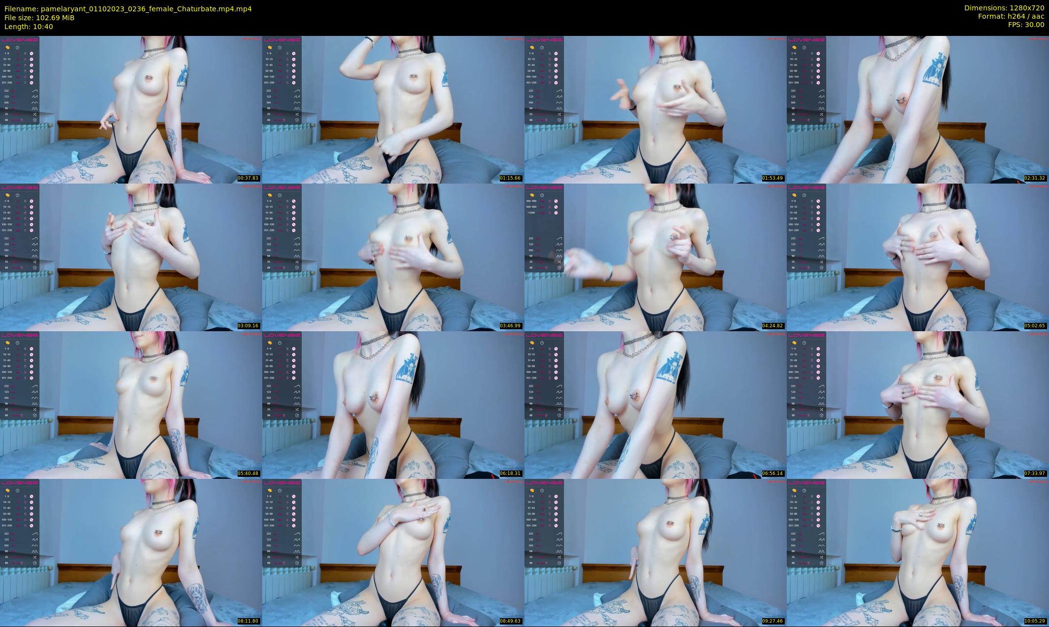 pamelaryant — 11 minute Chaturbate female cam show recording, 720p, Oct 1, 2023