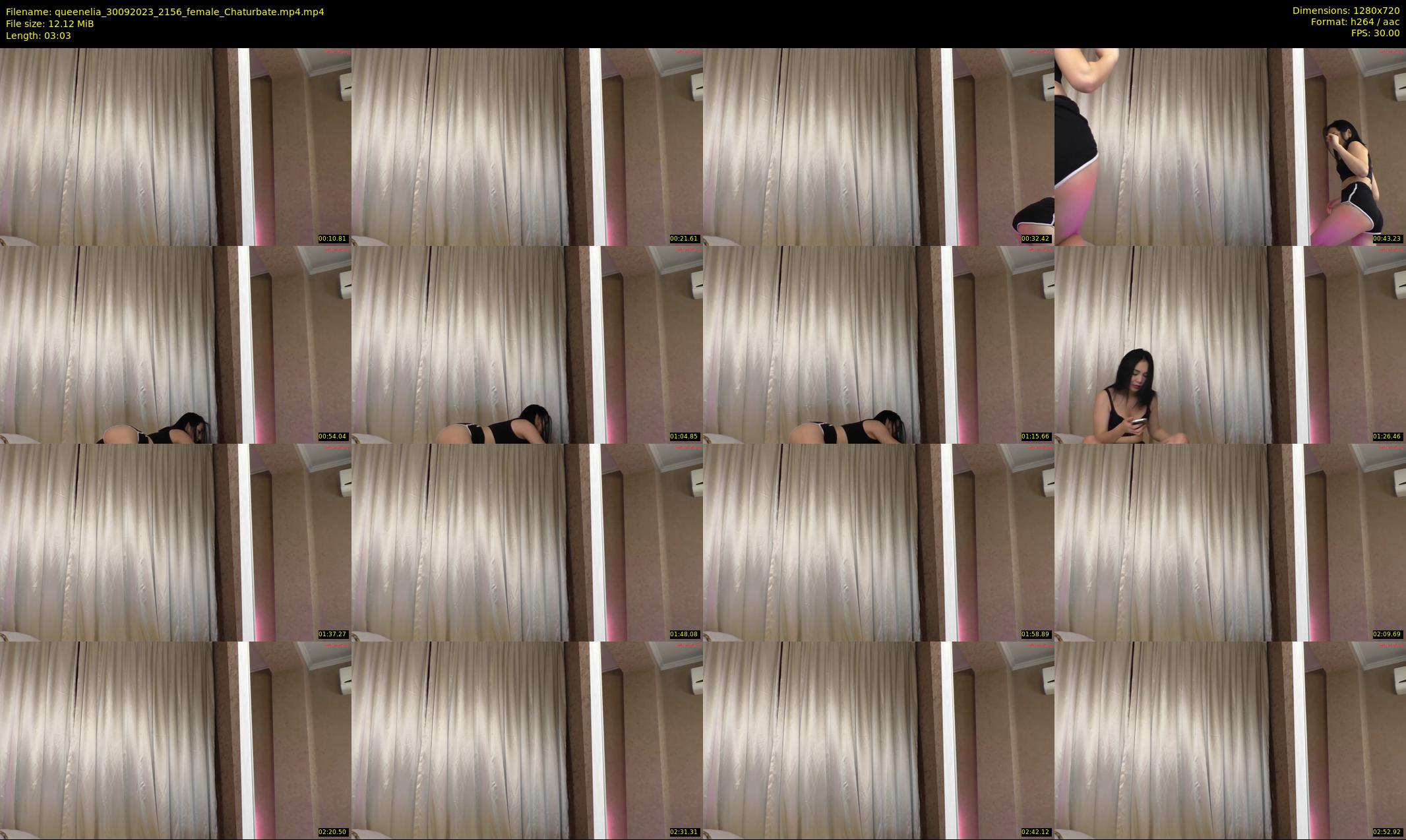 queenelia — 4 minute Chaturbate female cam show recording, 720p, Sep 30, 2023