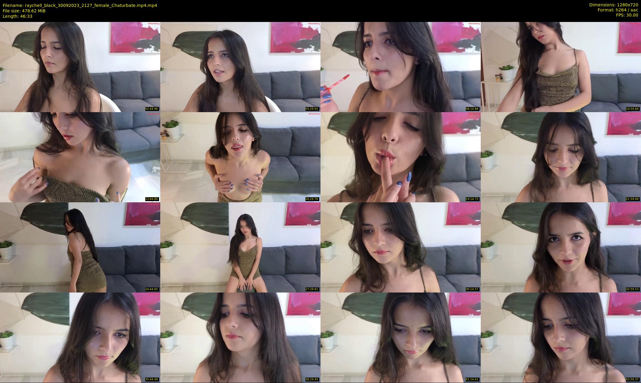 raychell_black — 47 minute Chaturbate female cam show recording, 720p, Sep 30, 2023