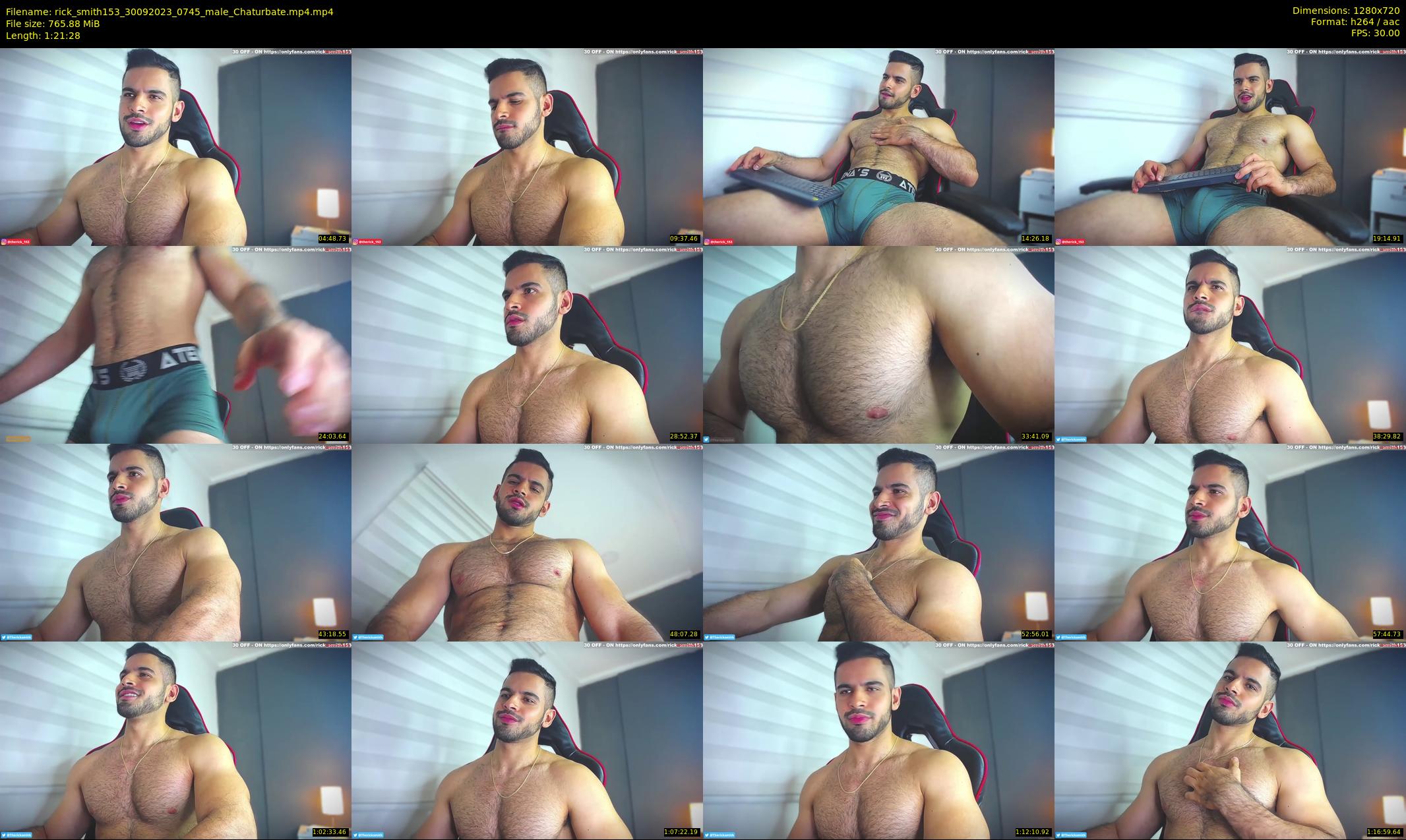 rick_smith153 — 82 minute Chaturbate male cam show recording, 720p, Sep 30, 2023