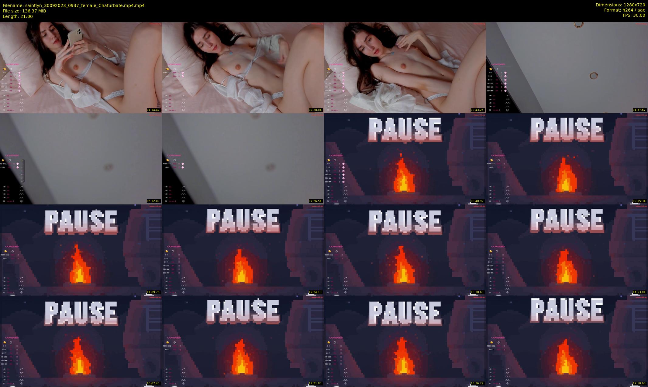saintlyn — 21 minute Chaturbate female cam show recording, 720p, Sep 30, 2023