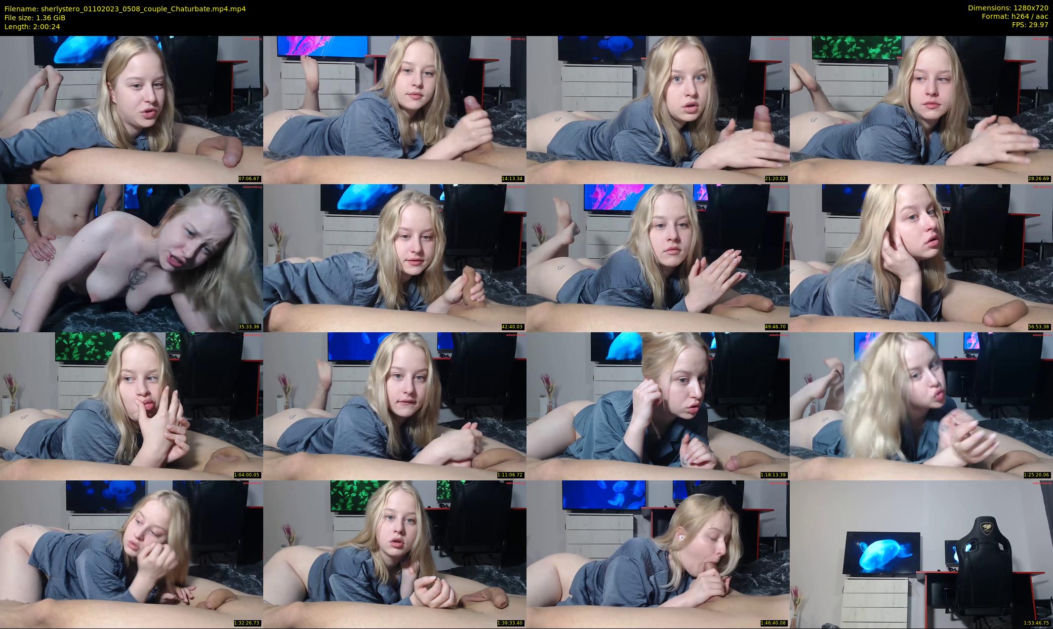 sherlystero — 121 minute Chaturbate couple cam show recording, 720p, Oct 1, 2023