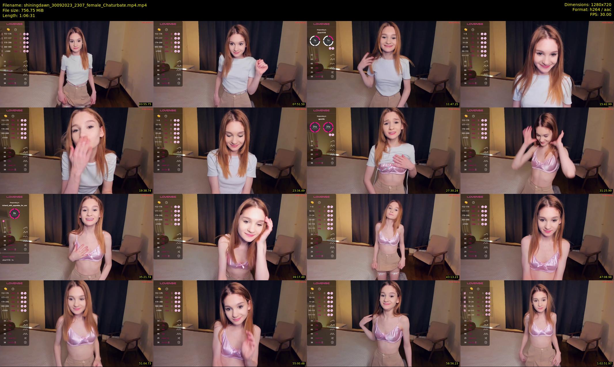 shiningdawn — 67 minute Chaturbate female cam show recording, 720p, Sep 30, 2023