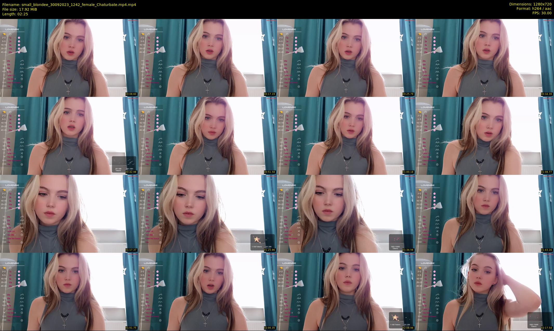 small_blondee — 3 minute Chaturbate female cam show recording, 720p, Sep 30, 2023